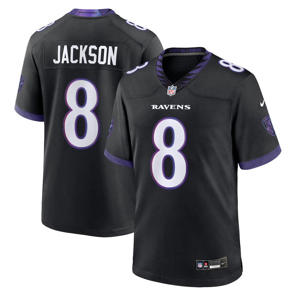 Lamar Jackson Baltimore Ravens Jersey - Black