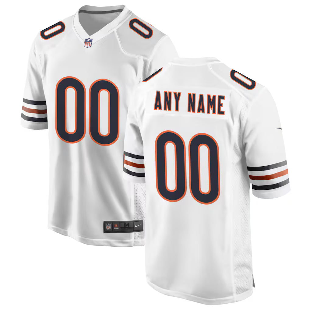 Custom Chicago Bears Jersey - White