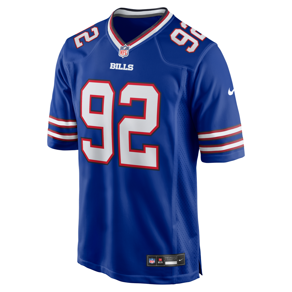Men's Buffalo Bills Zane Durant Nike Royal Team Game Jersey