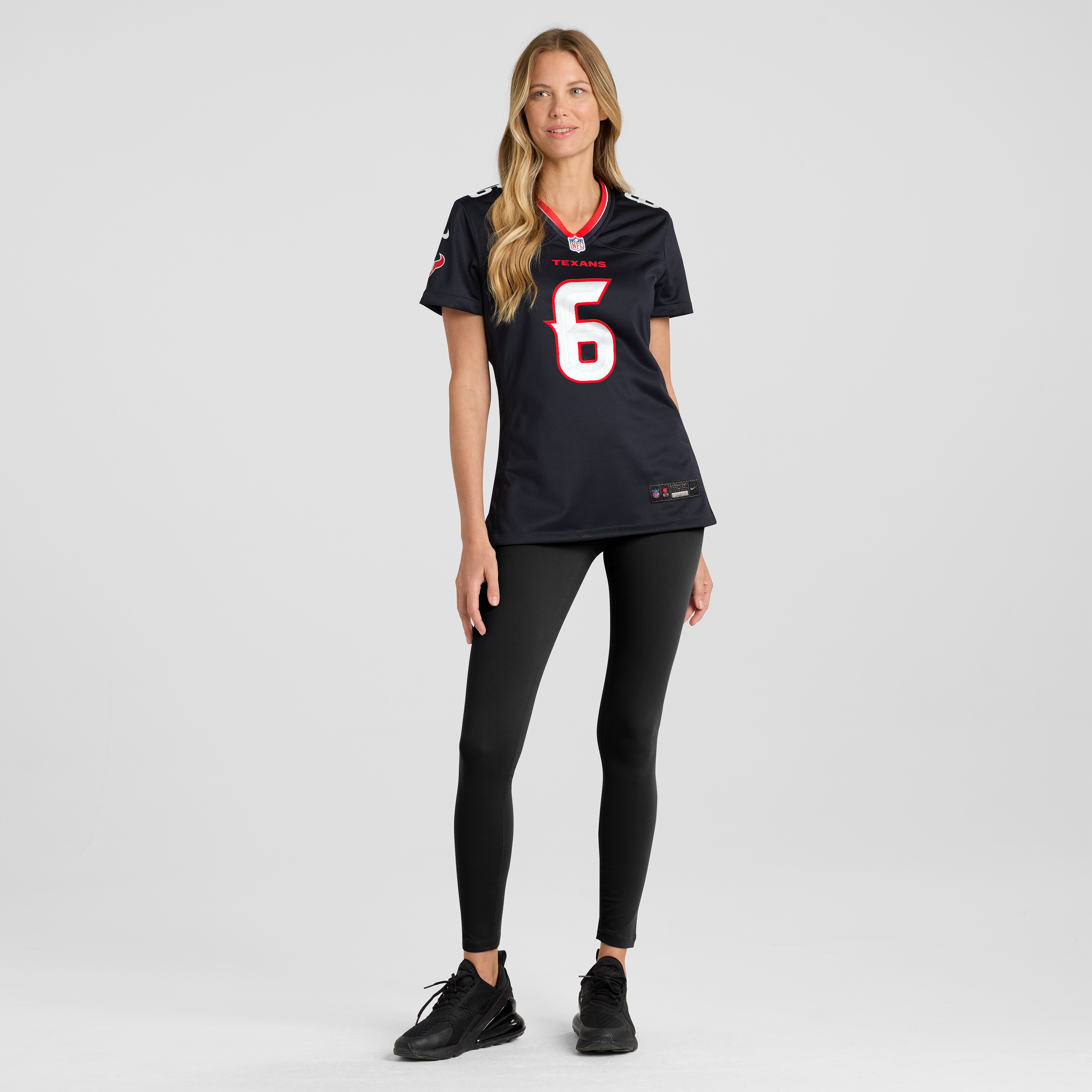 Women's Houston Texans Reed Blankenship Nike Navy Team Game Jersey