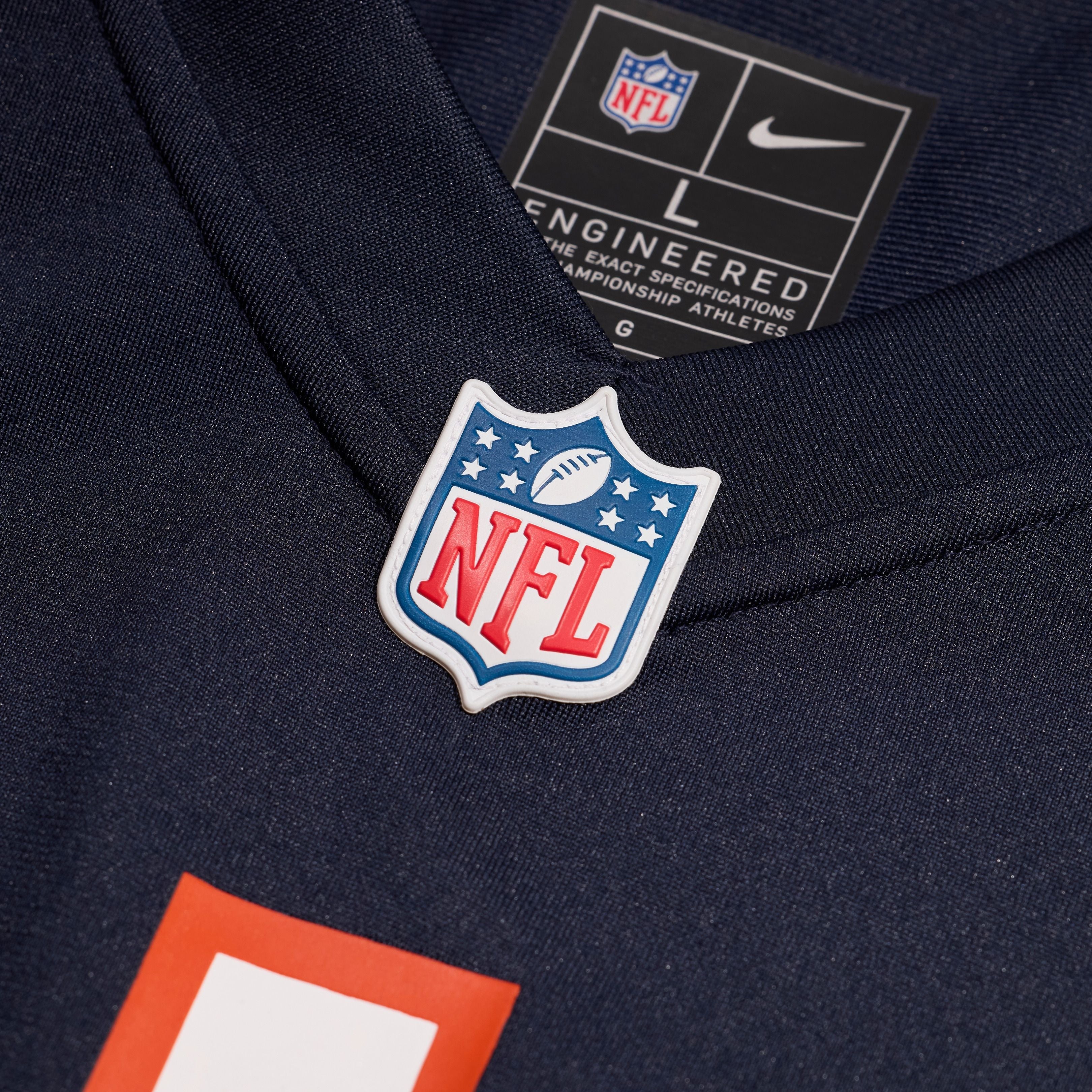 Men's Chicago Bears Kentavius Street Nike Navy Team Game Jersey