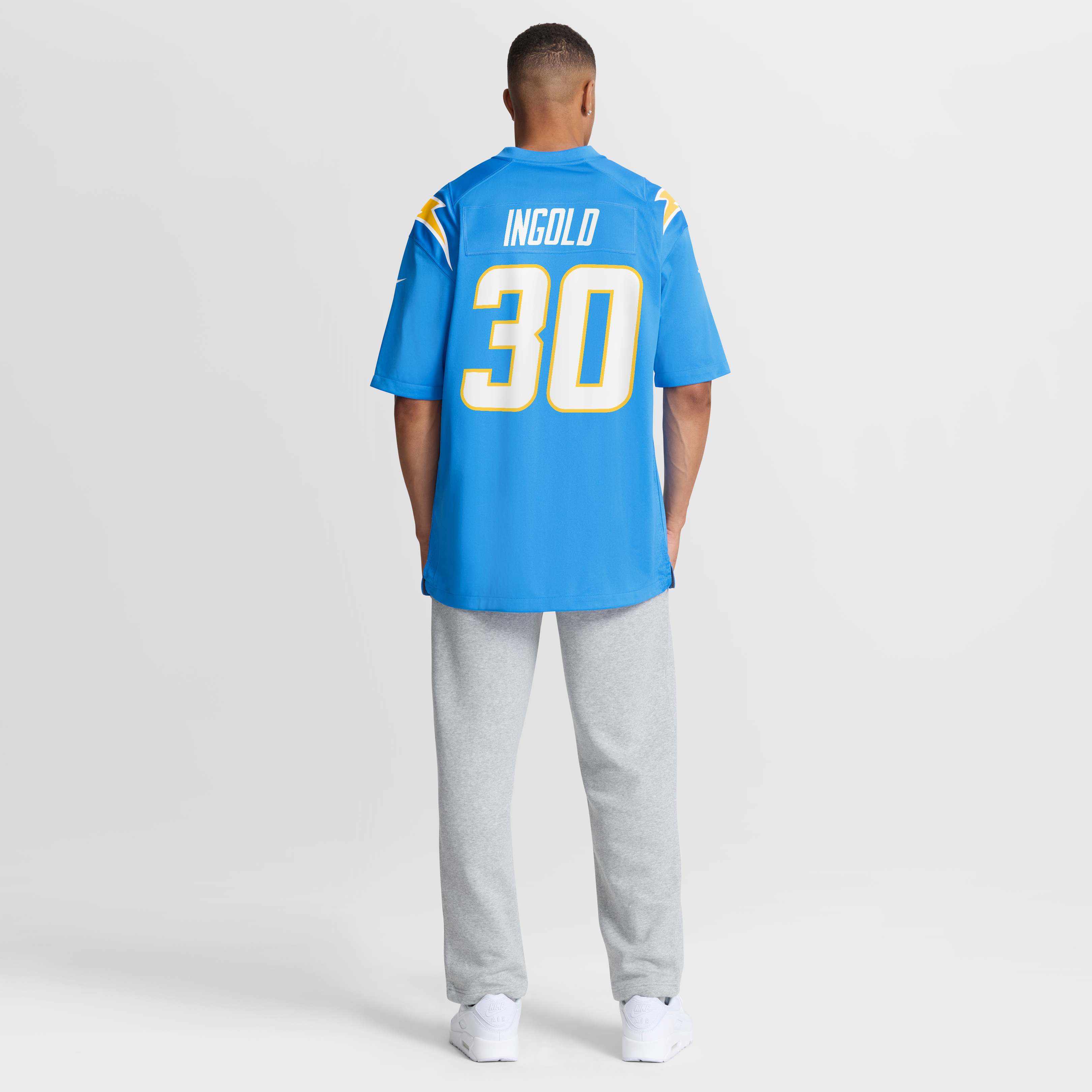 Men's Los Angeles Chargers Alec Ingold Nike Powder Blue Team Game Jersey