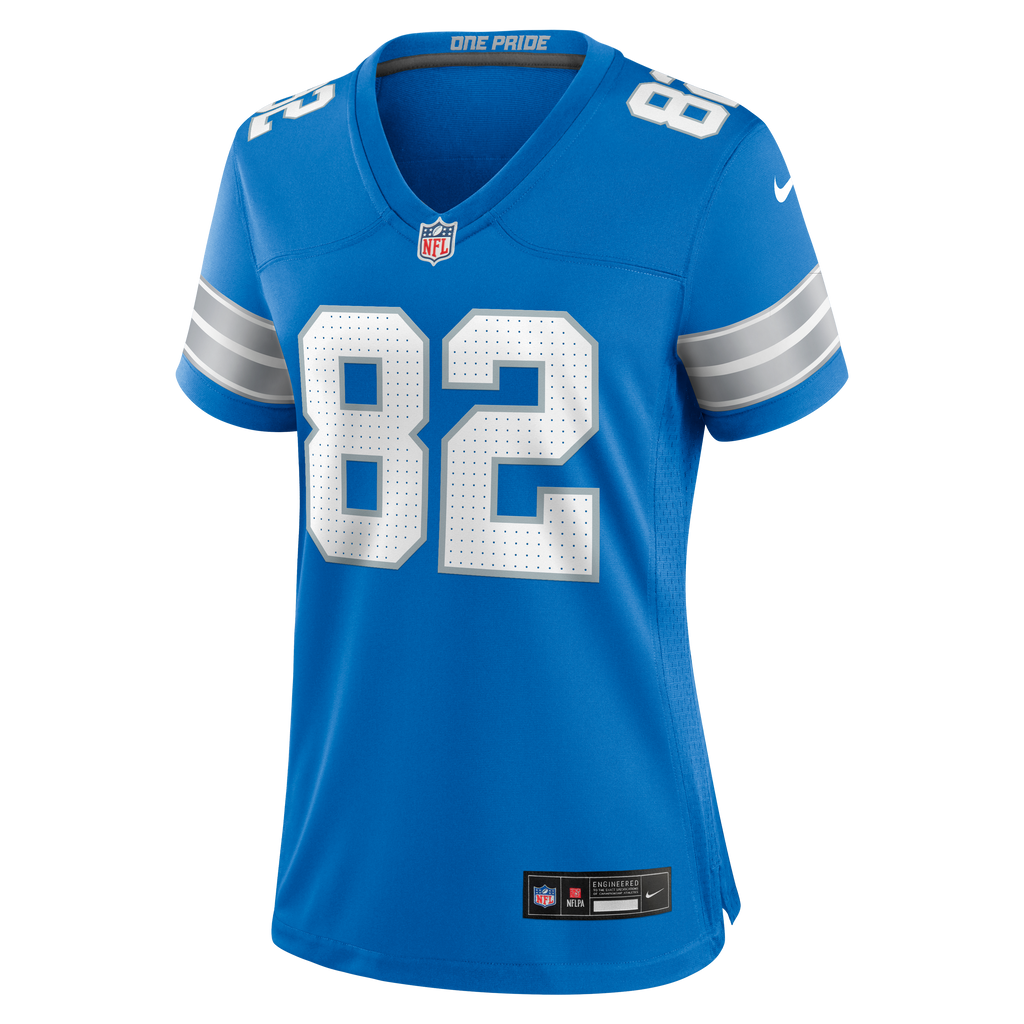 Women's Detroit Lions Thomas Gordon Nike Blue Team Game Jersey