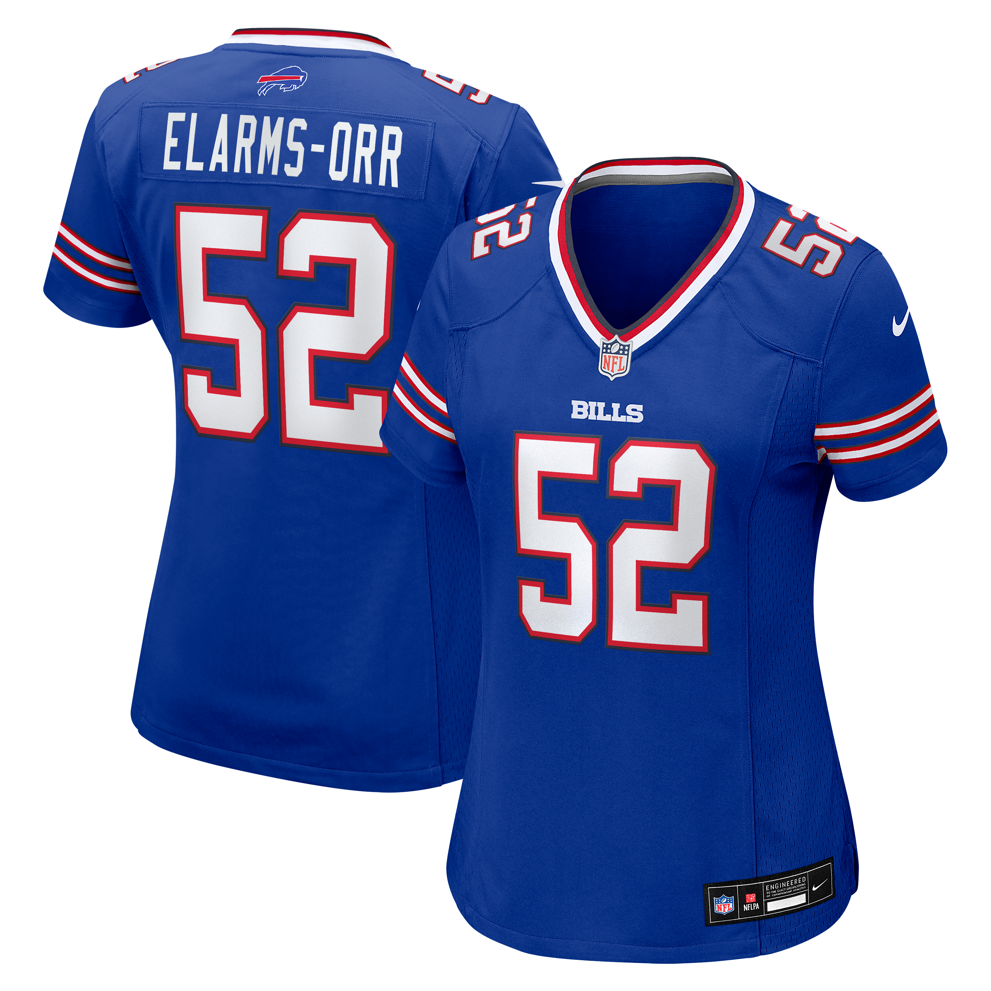 Women's Buffalo Bills Kaleb Elarms Orr Nike Royal Team Game Jersey