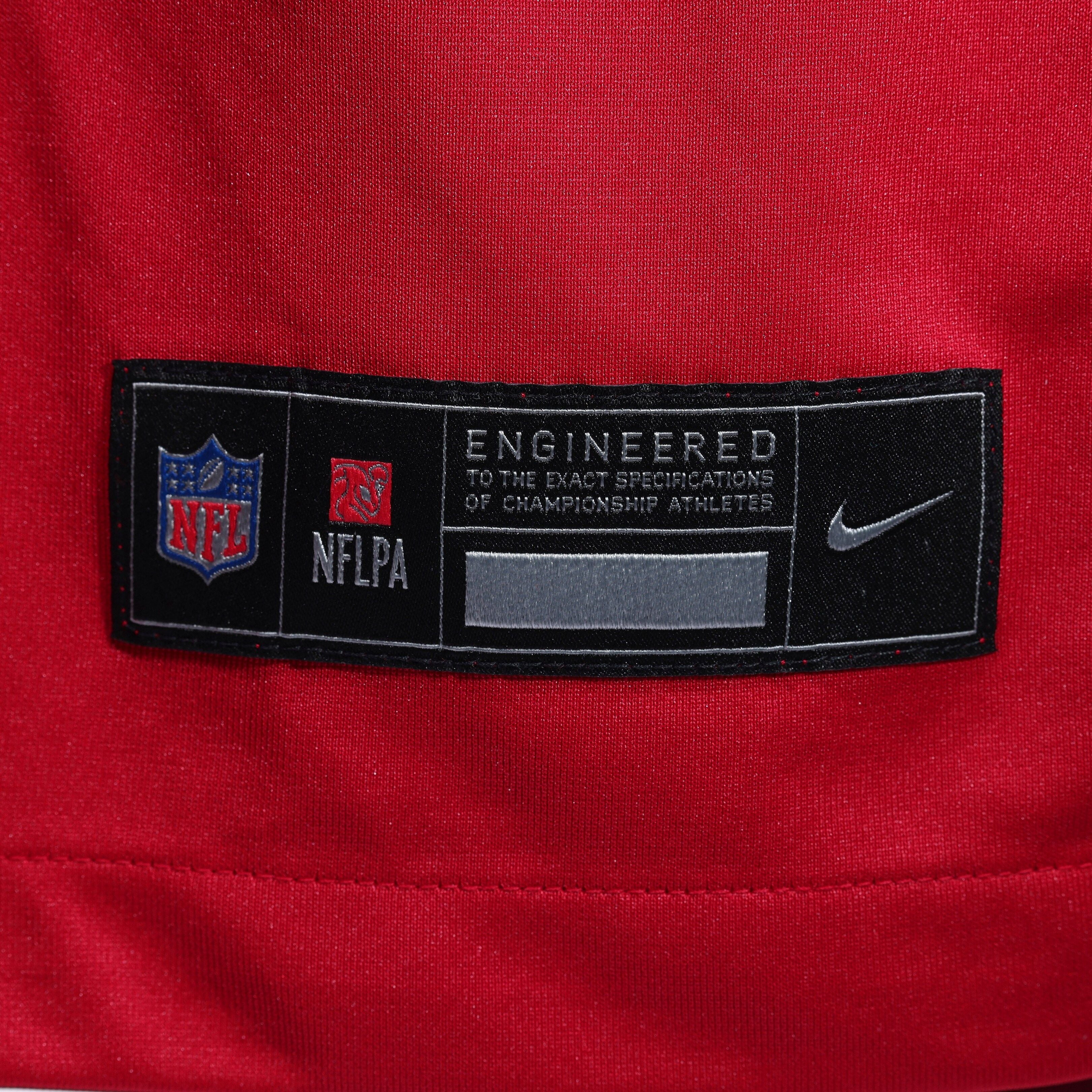 Men's San Francisco 49Ers Kyle Juszczyk Nike Scarlet 80Th Anniversary Game Jersey