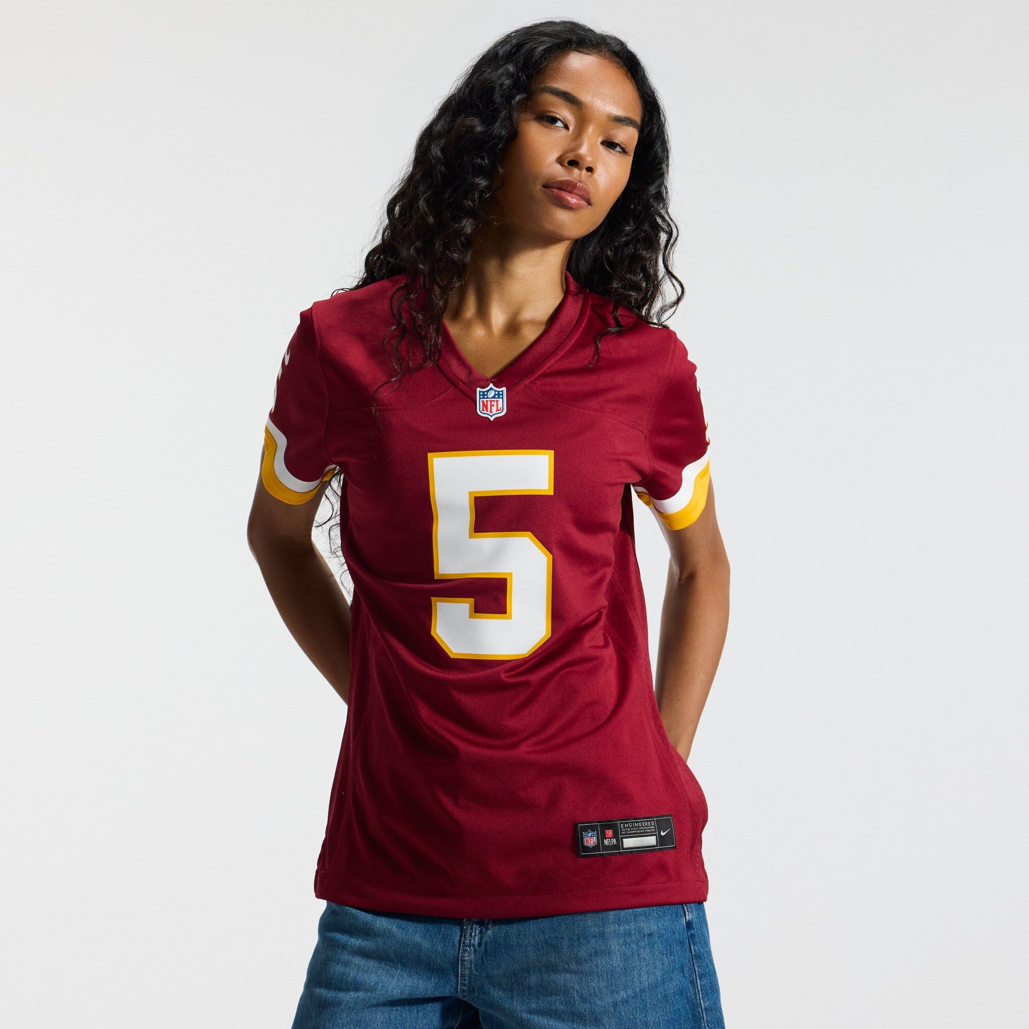 Women's Washington Commanders Jayden Daniels Nike Burgundy Game Jersey