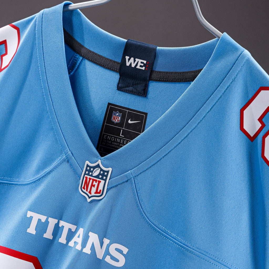 Men's Tennessee Titans Carnell Tate Nike Light Blue 2026 Nfl Draft First Round Pick No 4 Team Game Jersey