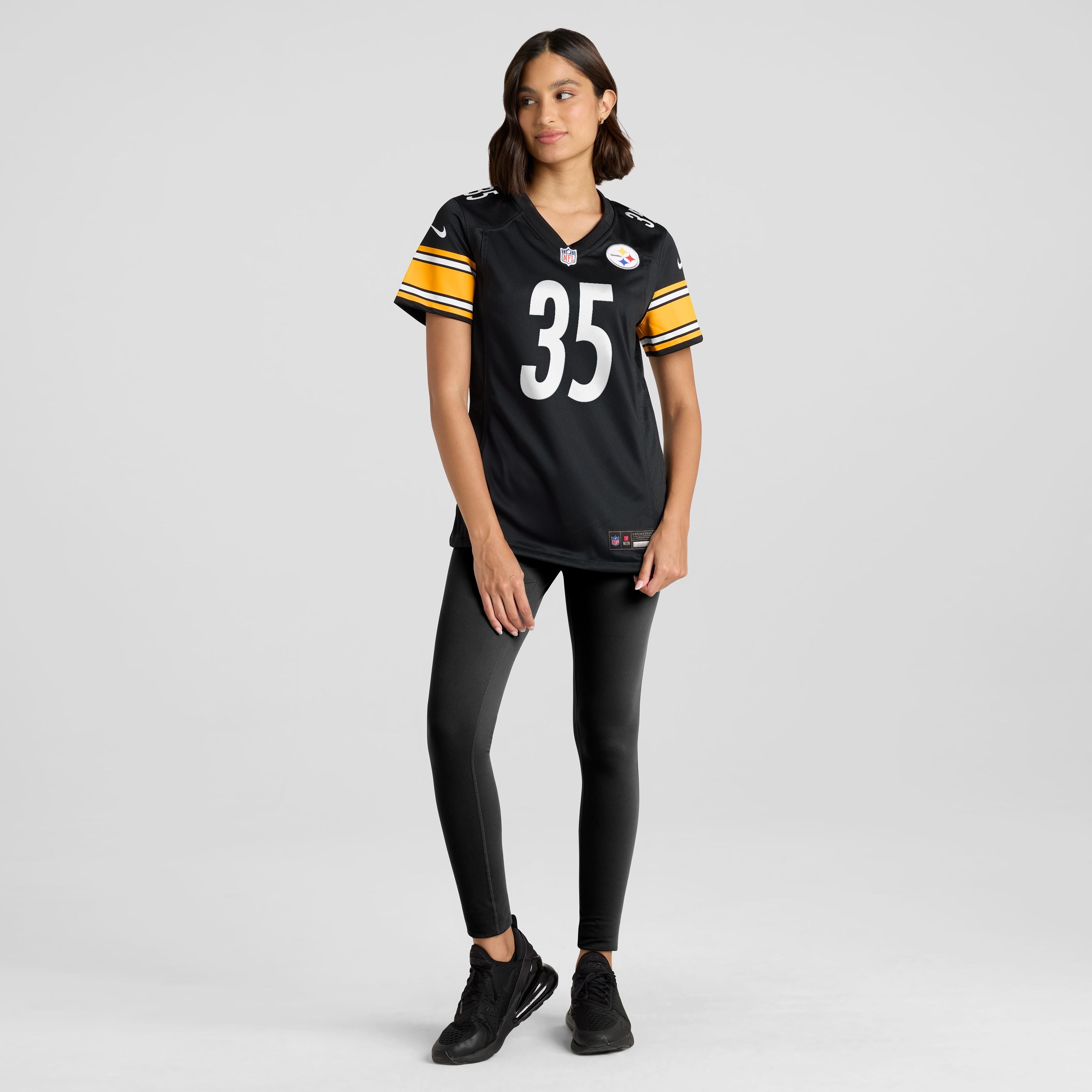 Women's Pittsburgh Steelers Jamel Dean Nike Black Team Game Jersey