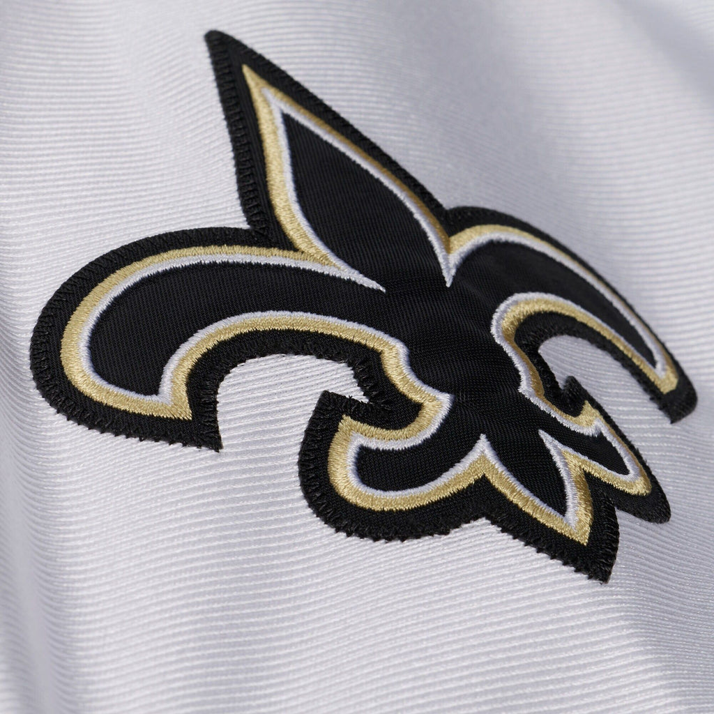 Men's New Orleans Saints Drew Brees Mitchell And Ness White Super Bowl Xliv Authentic Jersey