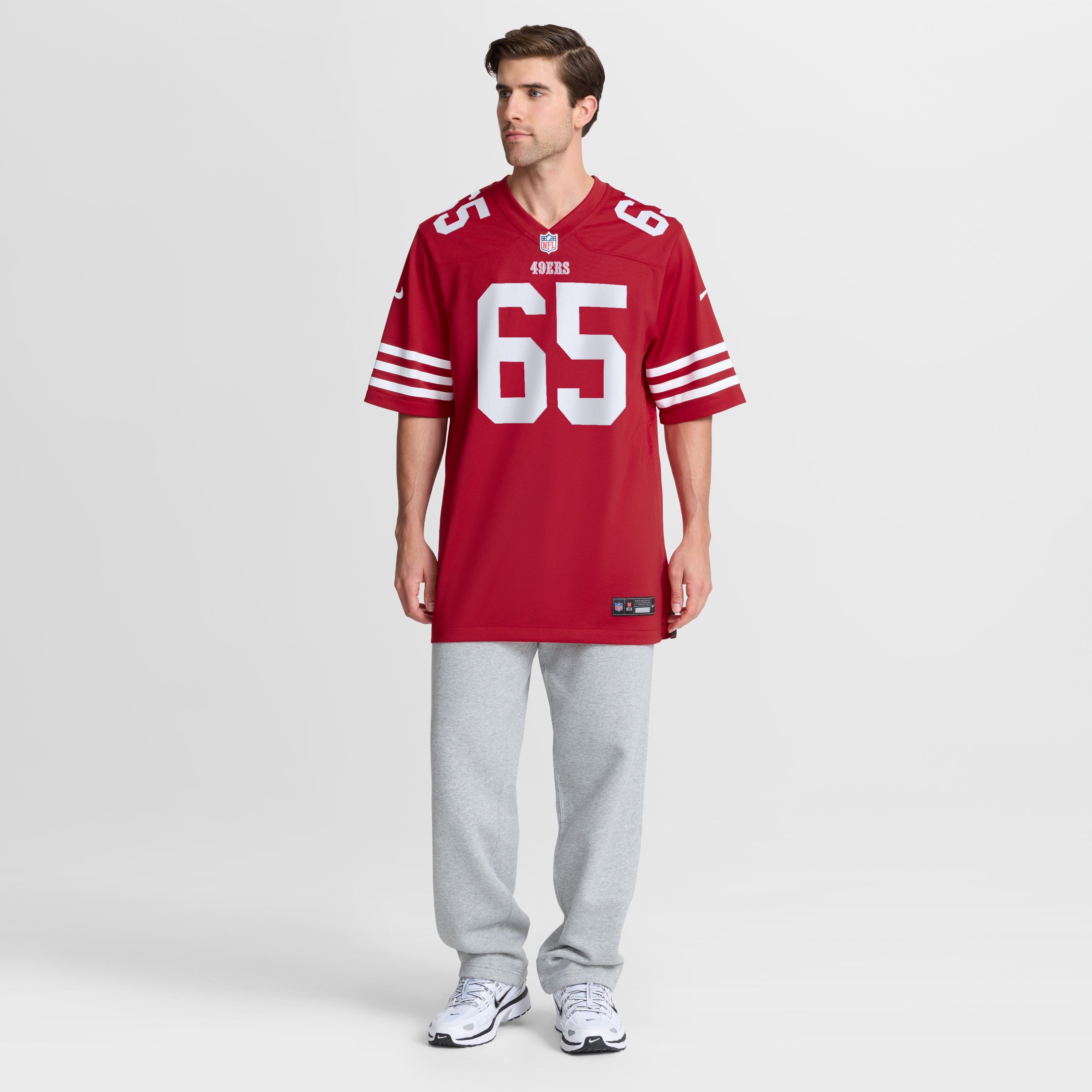 Men's San Francisco 49Ers Robert Jones Nike Scarlet Team Game Jersey