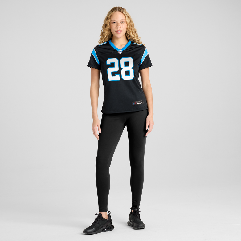 Women's Carolina Panthers Aj Dillon Nike Black Team Game Jersey