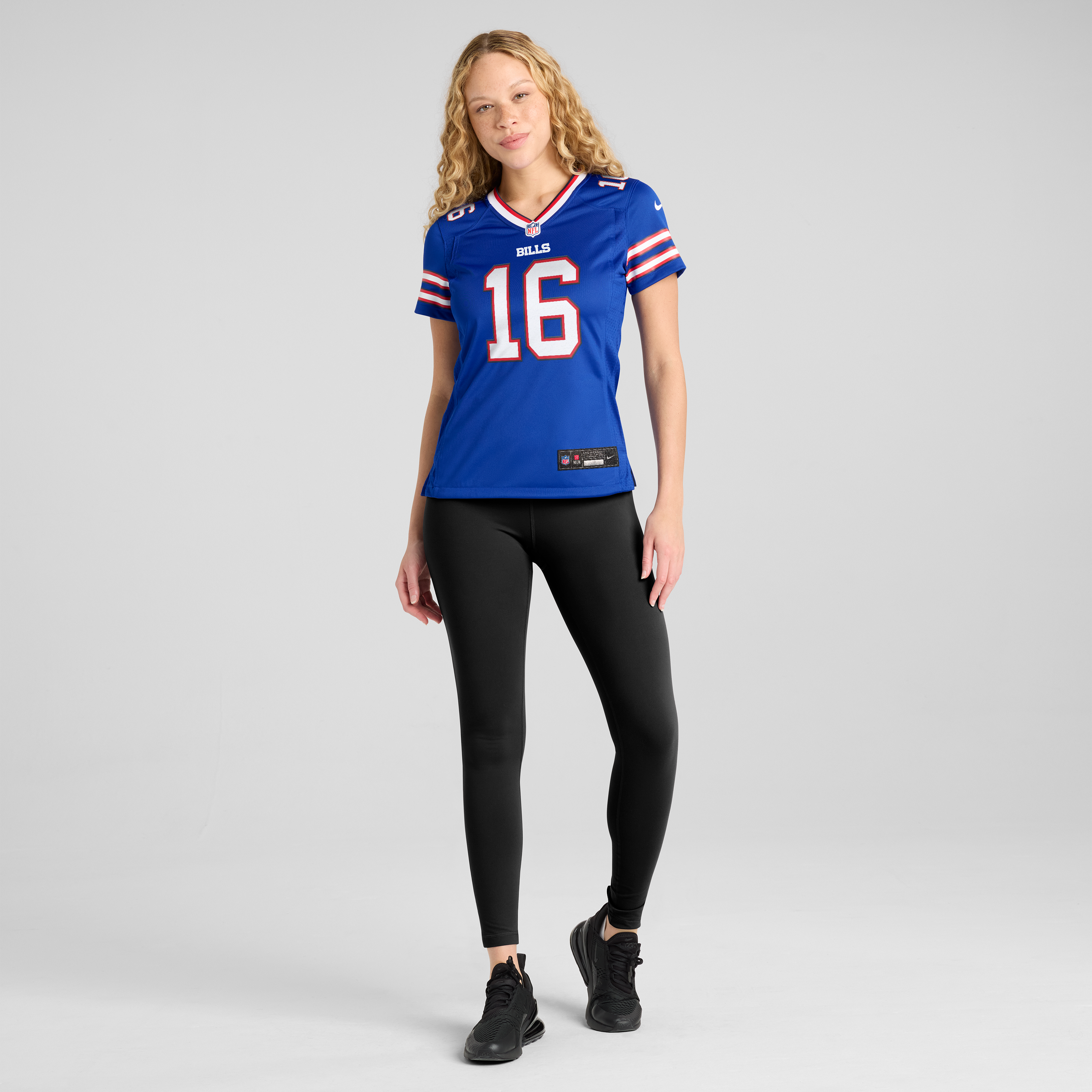 Women's Buffalo Bills Tyler Bass Nike Royal Team Game Jersey