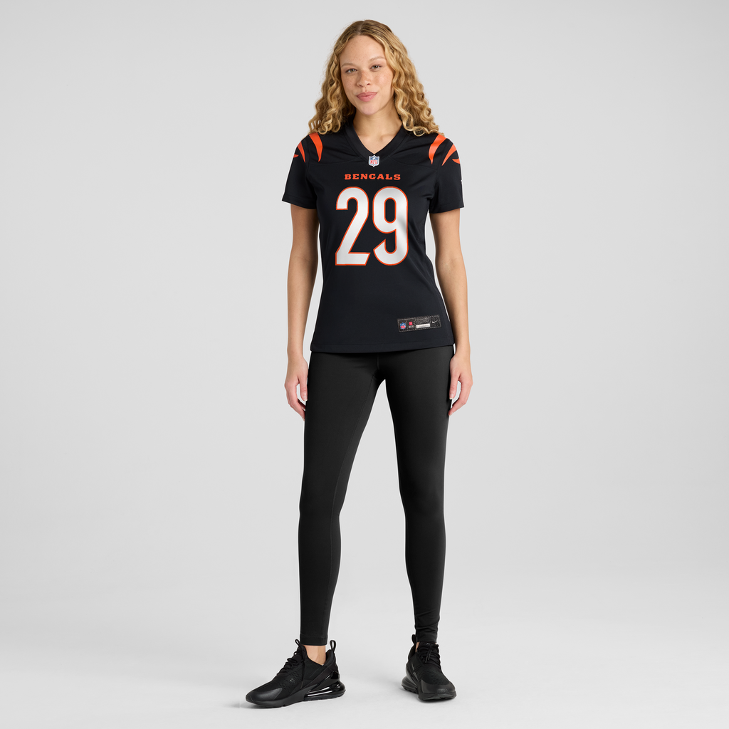 Women's Cincinnati Bengals Kyle Dugger Nike Black Team Game Jersey