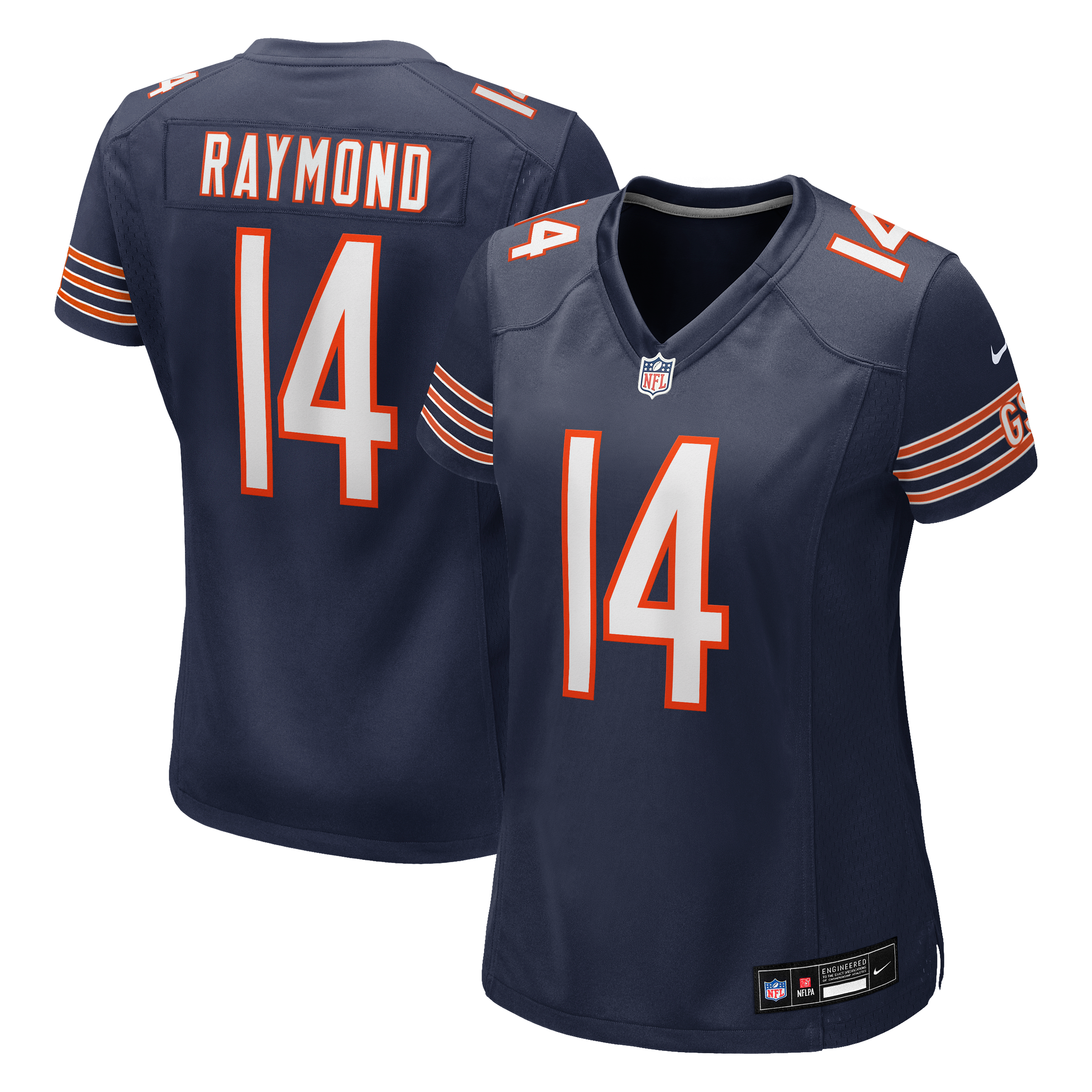 Women's Chicago Bears Kalif Raymond Nike Navy Team Game Jersey