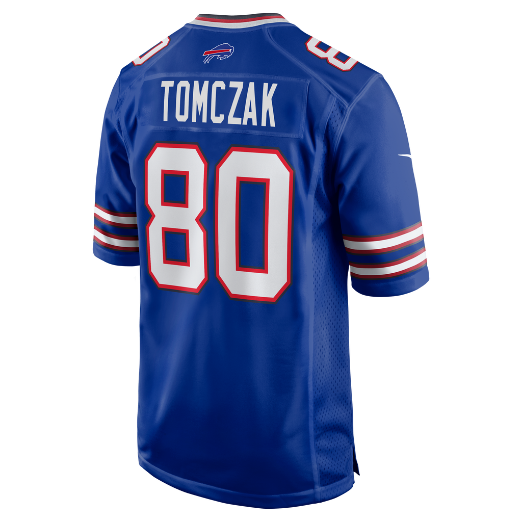 Men's Buffalo Bills Max Tomczak Nike Royal Team Game Jersey