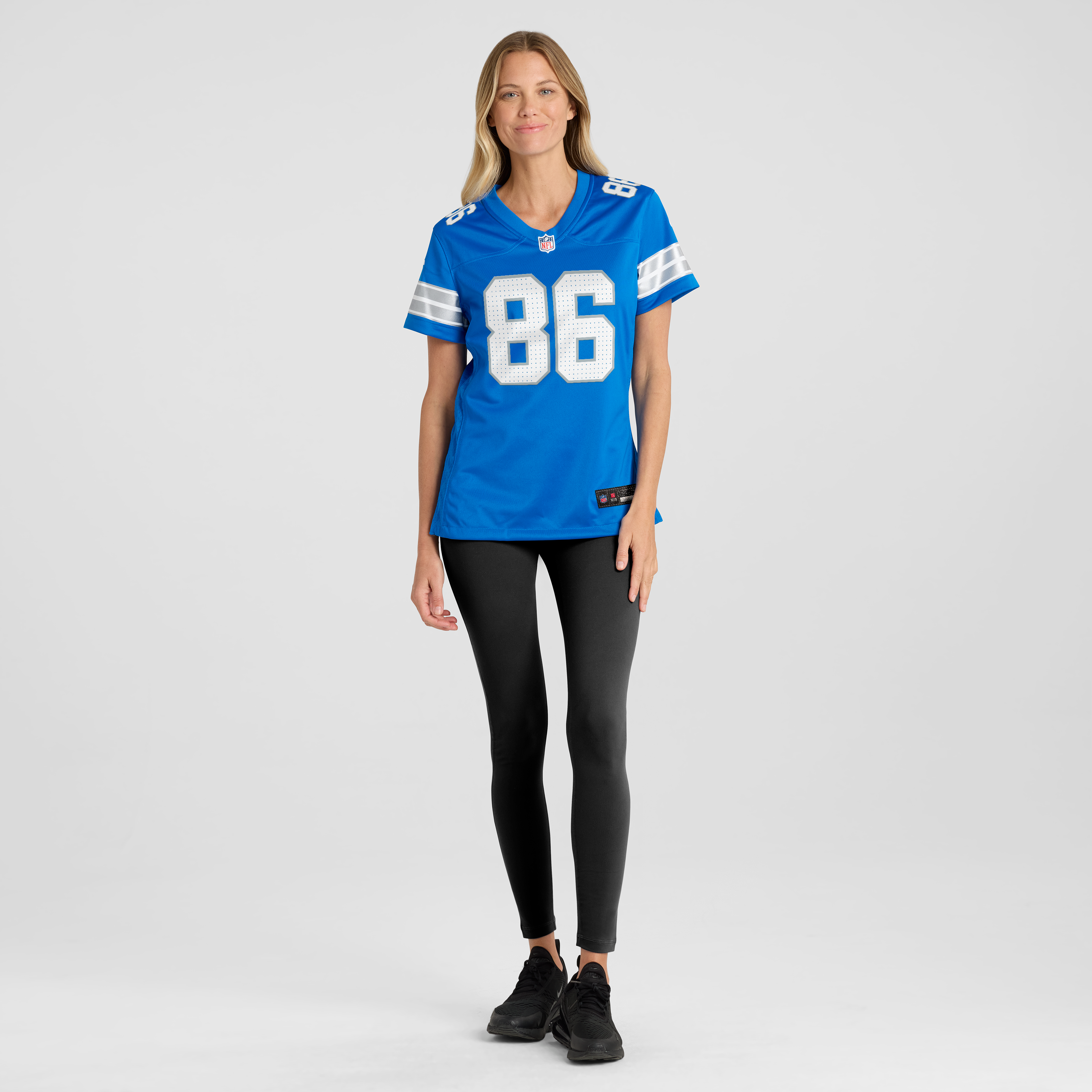 Women's Detroit Lions Anthony Firkser Nike Blue Team Game Jersey