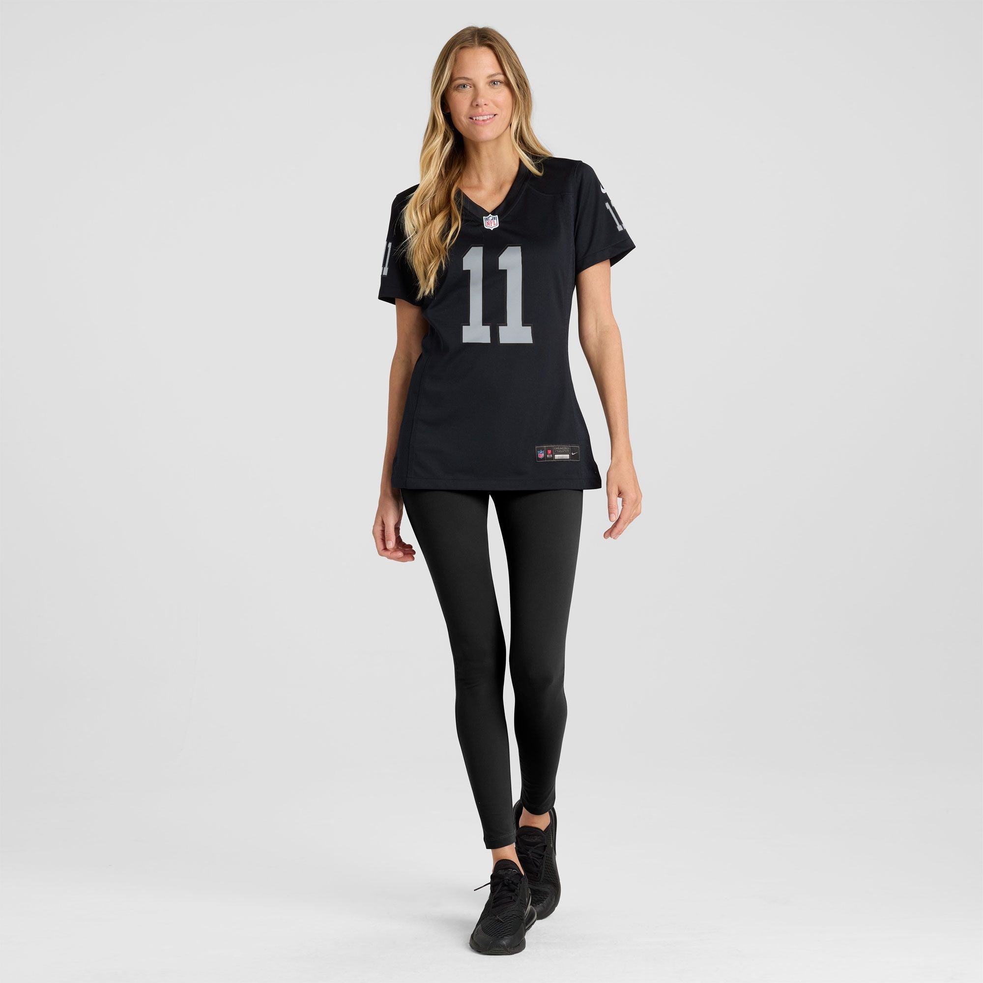 Women's Las Vegas Raiders Jeremy Chinn Nike Black Team Game Jersey
