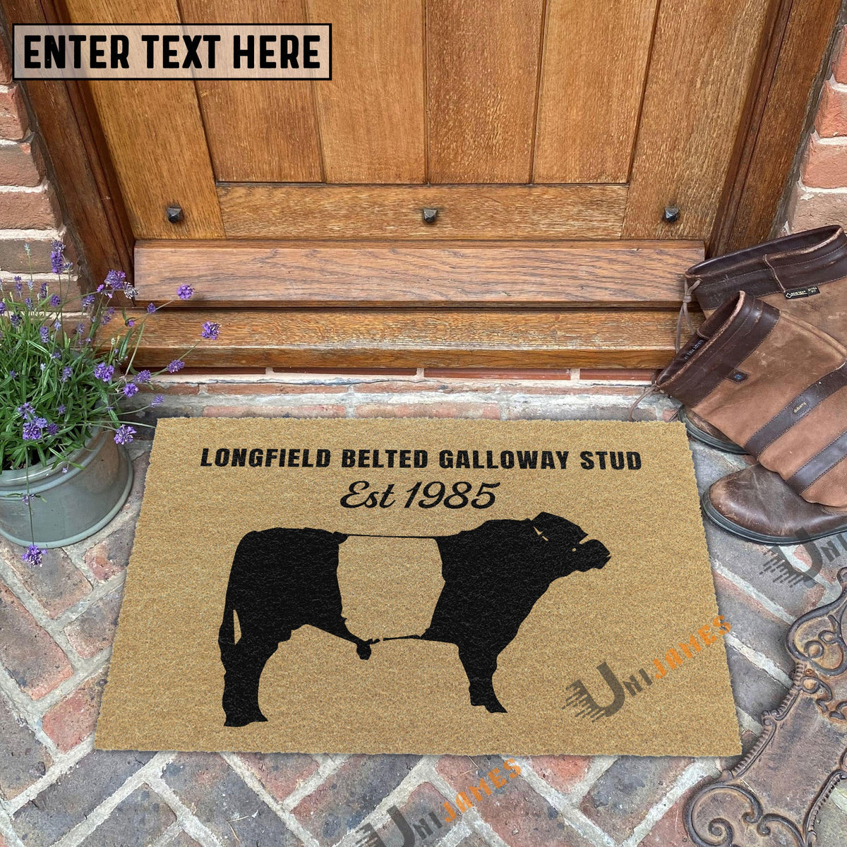 Custom Coir Doormat For Henry Marjason