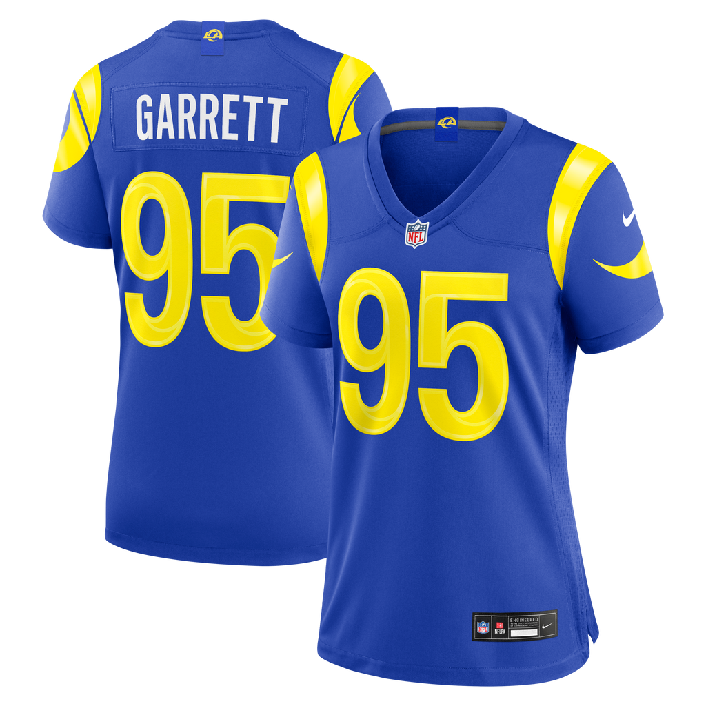 Women's Los Angeles Rams Myles Garrett Nike Royal Team Game Jersey