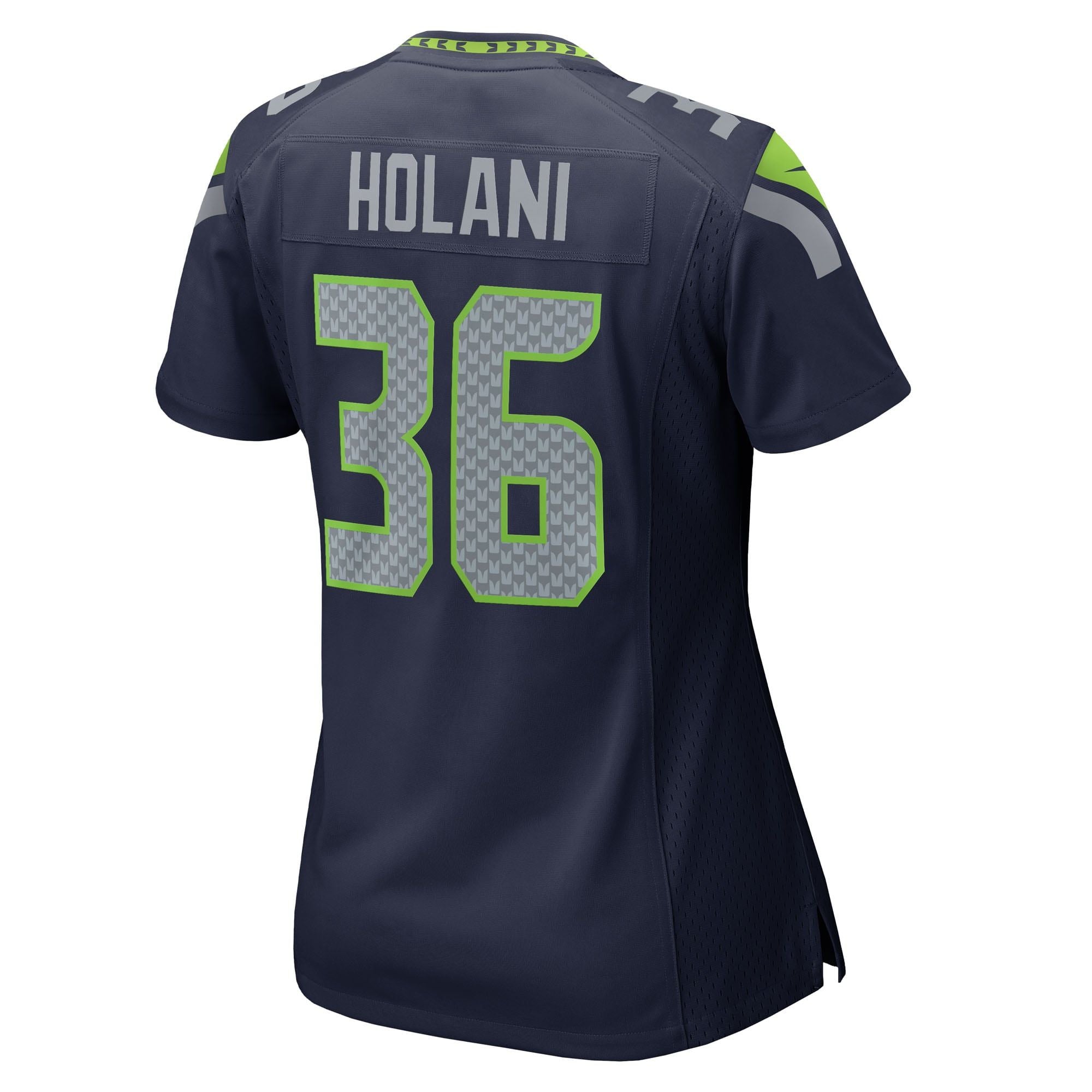 Women's Seattle Seahawks George Holani Nike College Navy Team Game Jersey