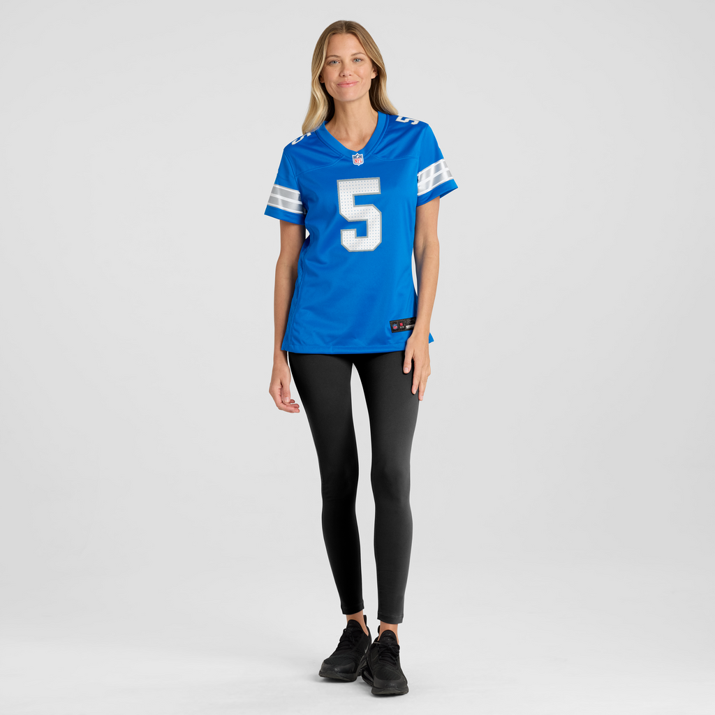Women's Detroit Lions Teddy Bridgewater Nike Blue Team Game Jersey