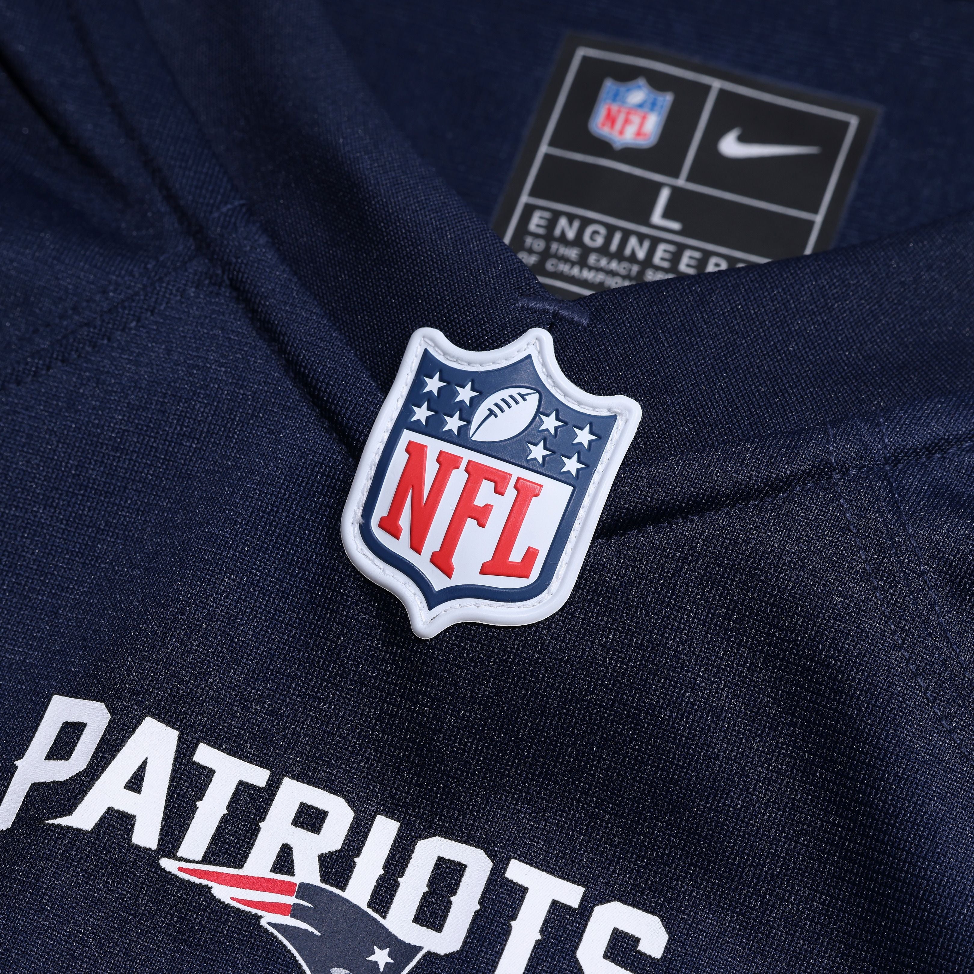 Men's New England Patriots Aj Brown Nike Navy Team Game Jersey