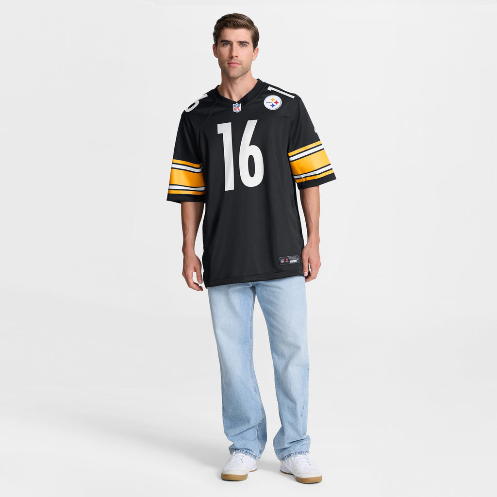 Men's Pittsburgh Steelers Drew Allar Nike Black Game Jersey