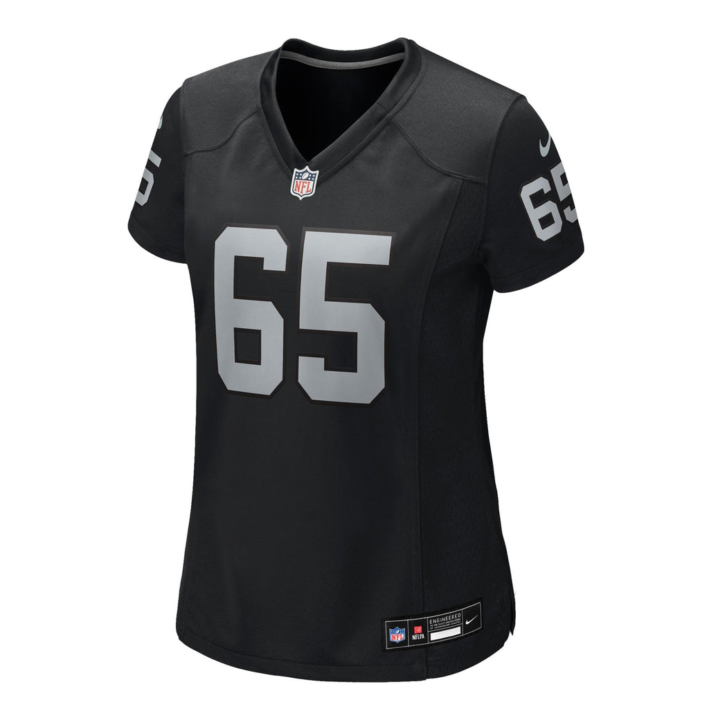Women's Las Vegas Raiders Alex Cappa Nike Black Team Game Jersey