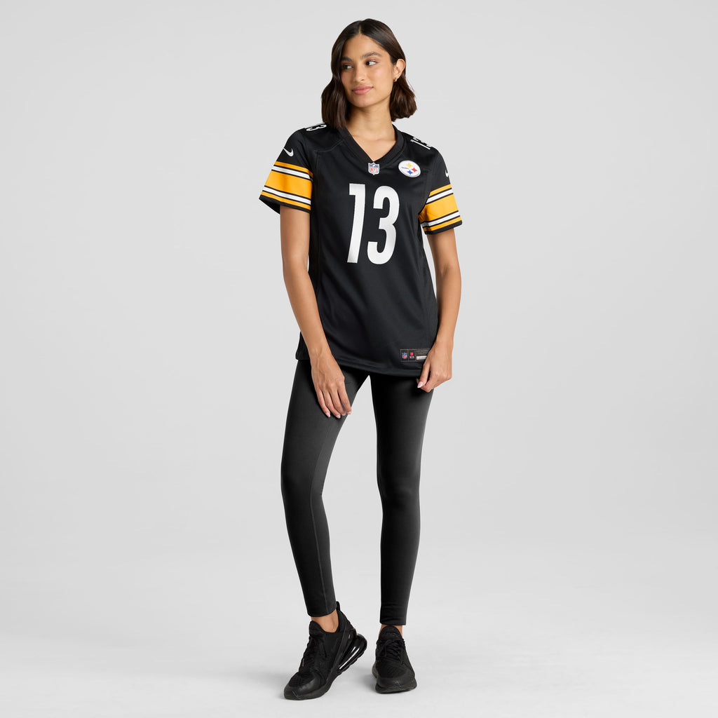 Women's Pittsburgh Steelers Rico Dowdle Nike Black Team Game Jersey