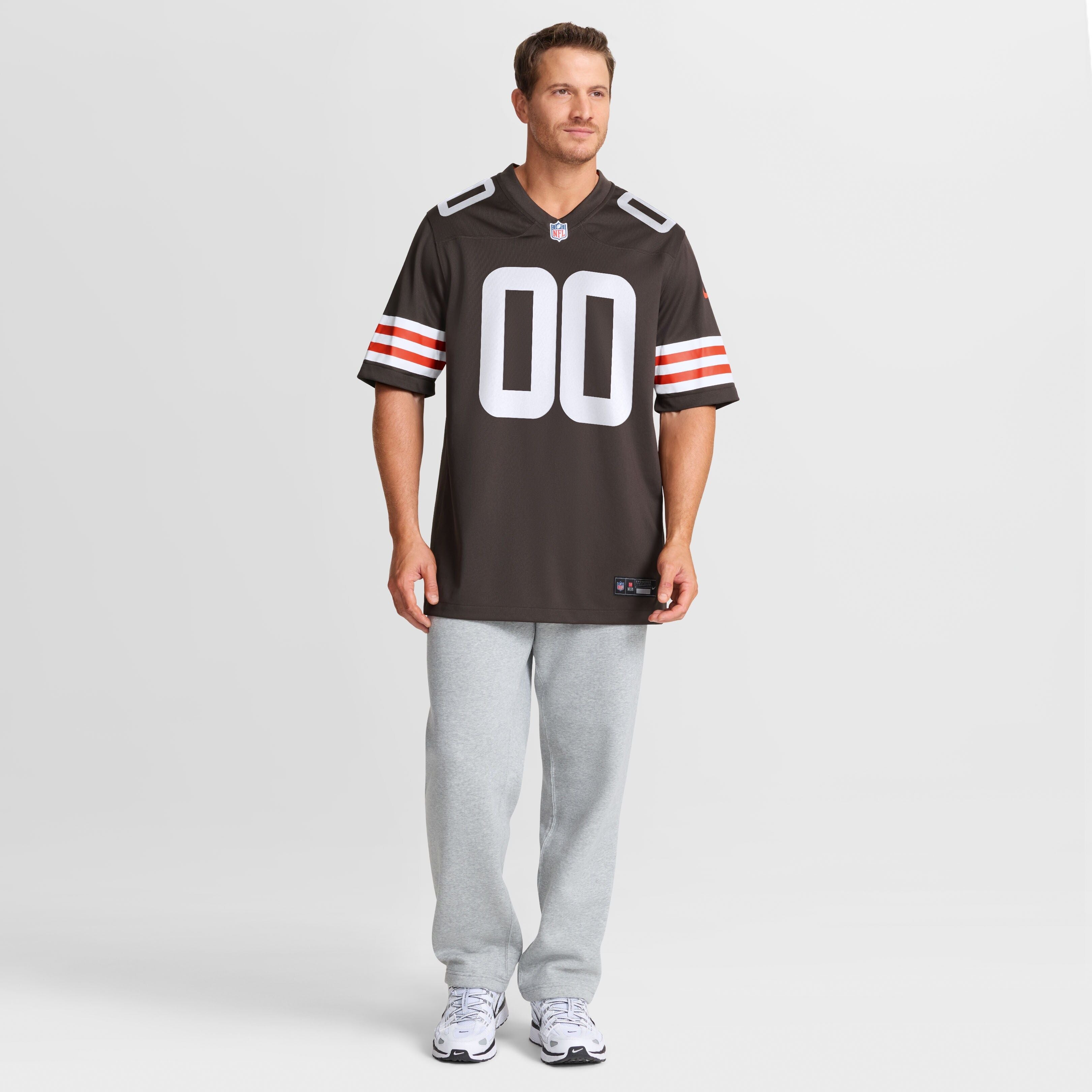 Men's Cleveland Browns Denzel Boston Nike Brown Game Jersey