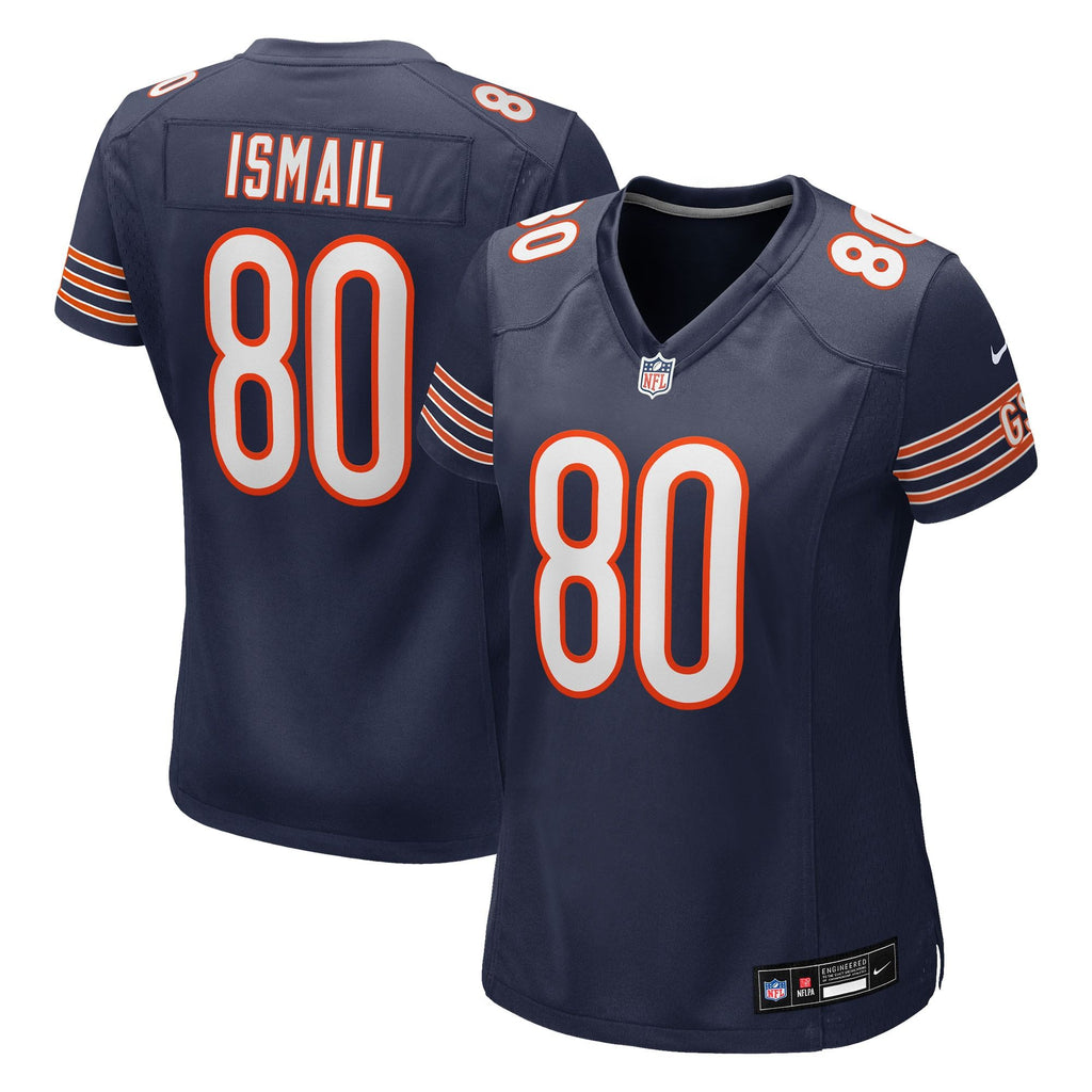 Women's Chicago Bears Qadir Ismail Nike Navy Team Game Jersey