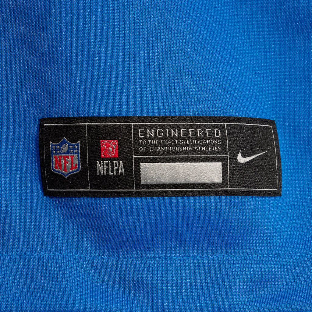 Men's Detroit Lions Christian Izien Nike Blue Team Game Jersey