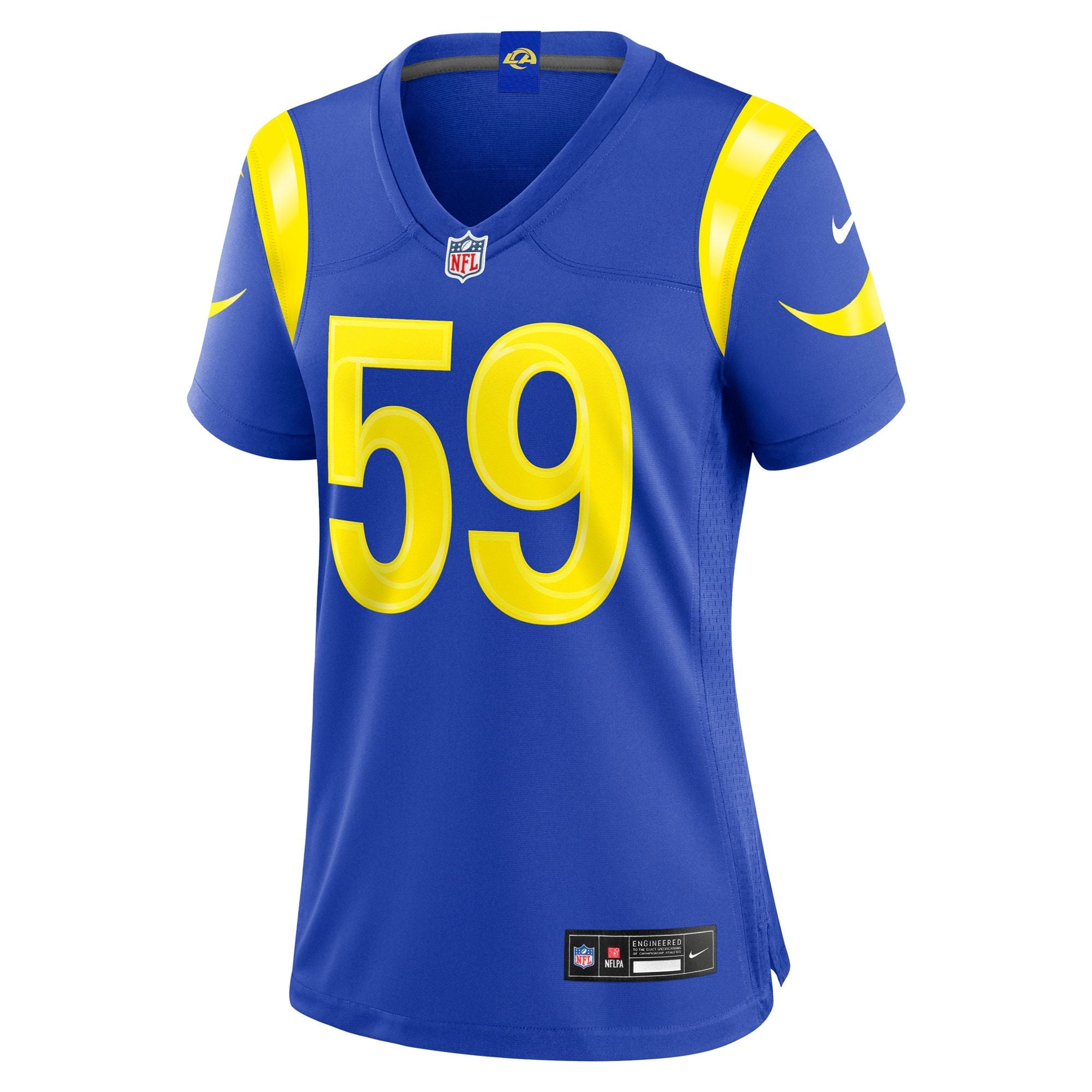 Women's Los Angeles Rams Darryl Peterson Nike Royal Team Game Jersey