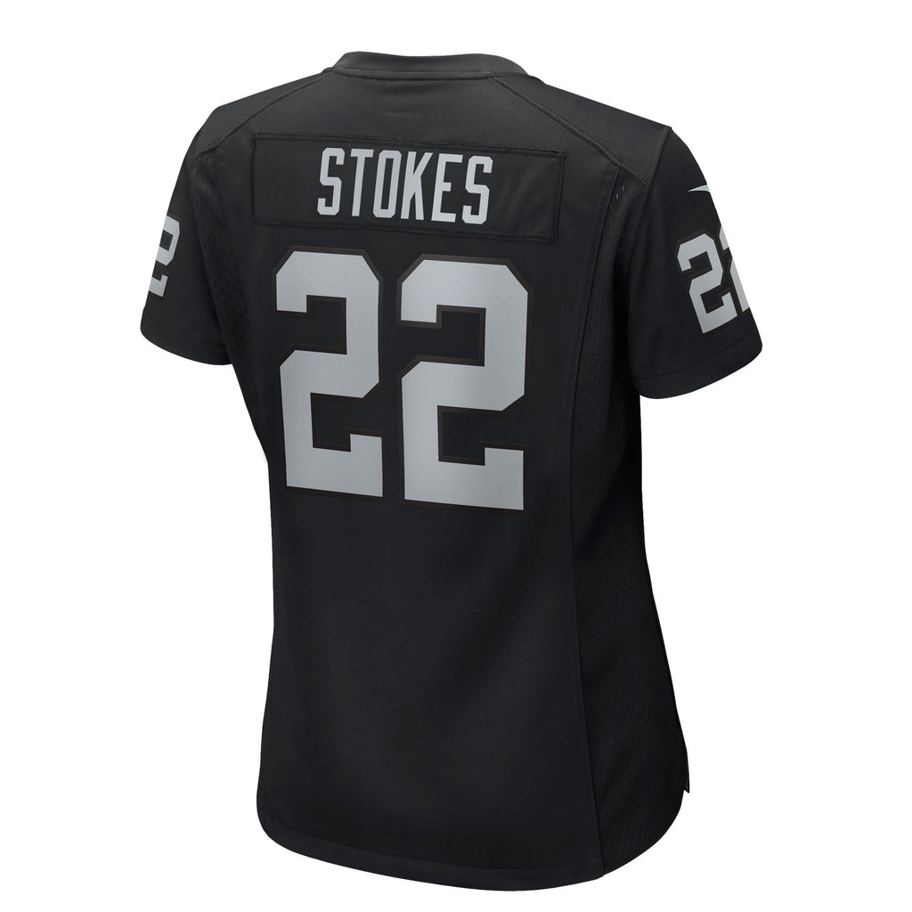 Women's Las Vegas Raiders Eric Stokes Nike Black Team Game Jersey