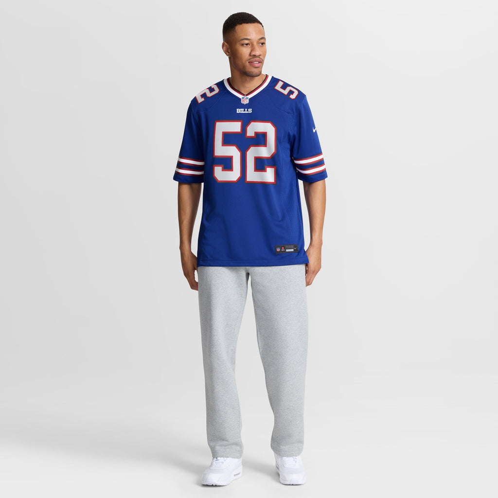 Men's Buffalo Bills Kaleb Elarms Orr Nike Royal Team Game Jersey