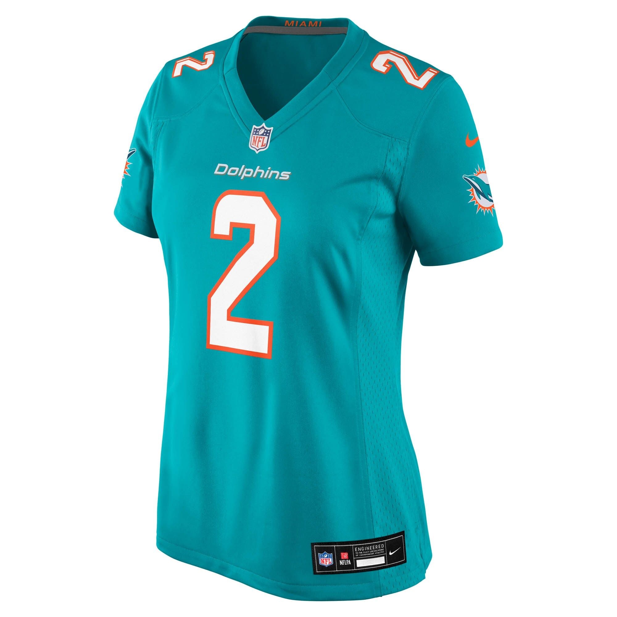 Women's Miami Dolphins Malik Willis Nike Aqua Game Jersey