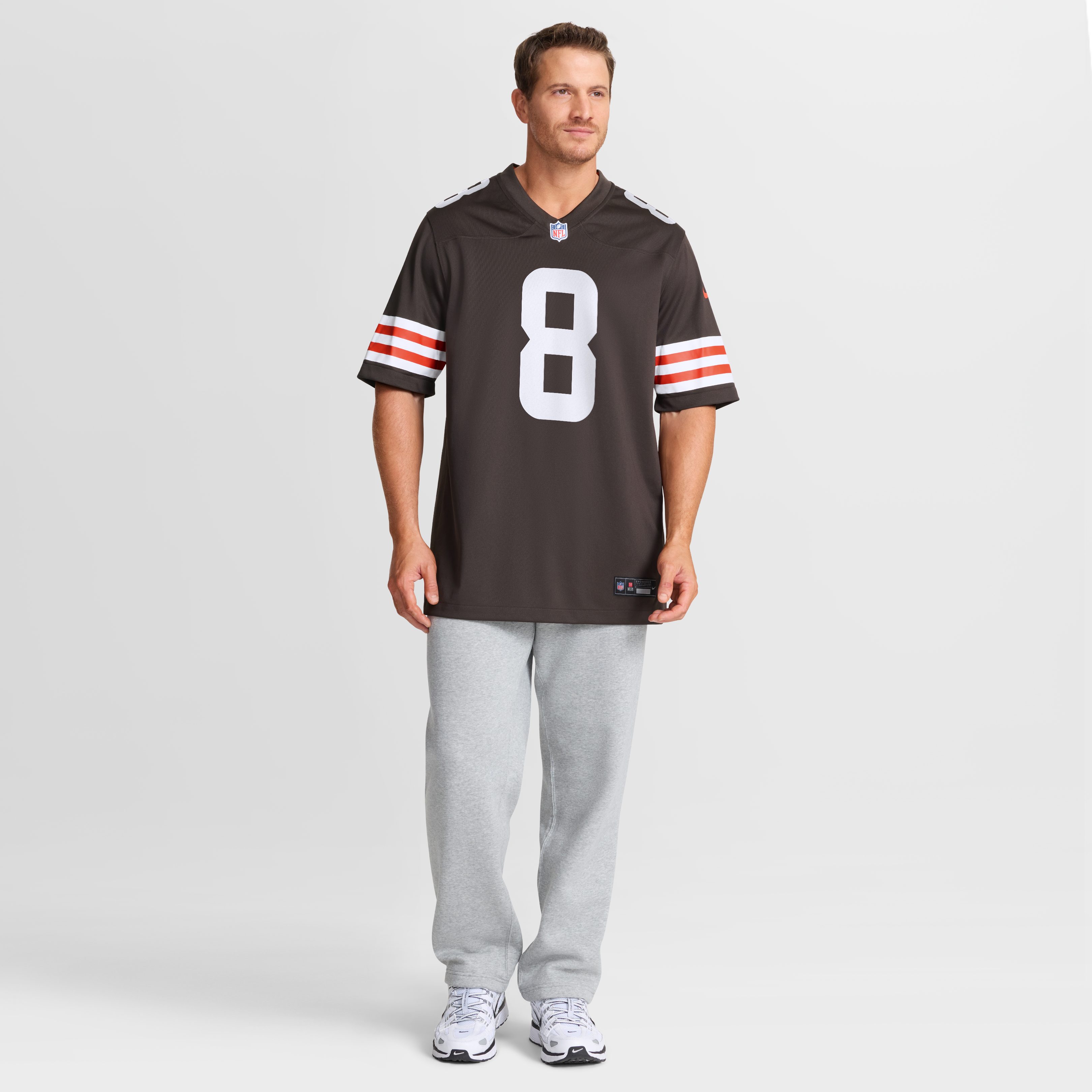 Men's Cleveland Browns Jared Verse Nike Brown Mens Nike Game Jersey