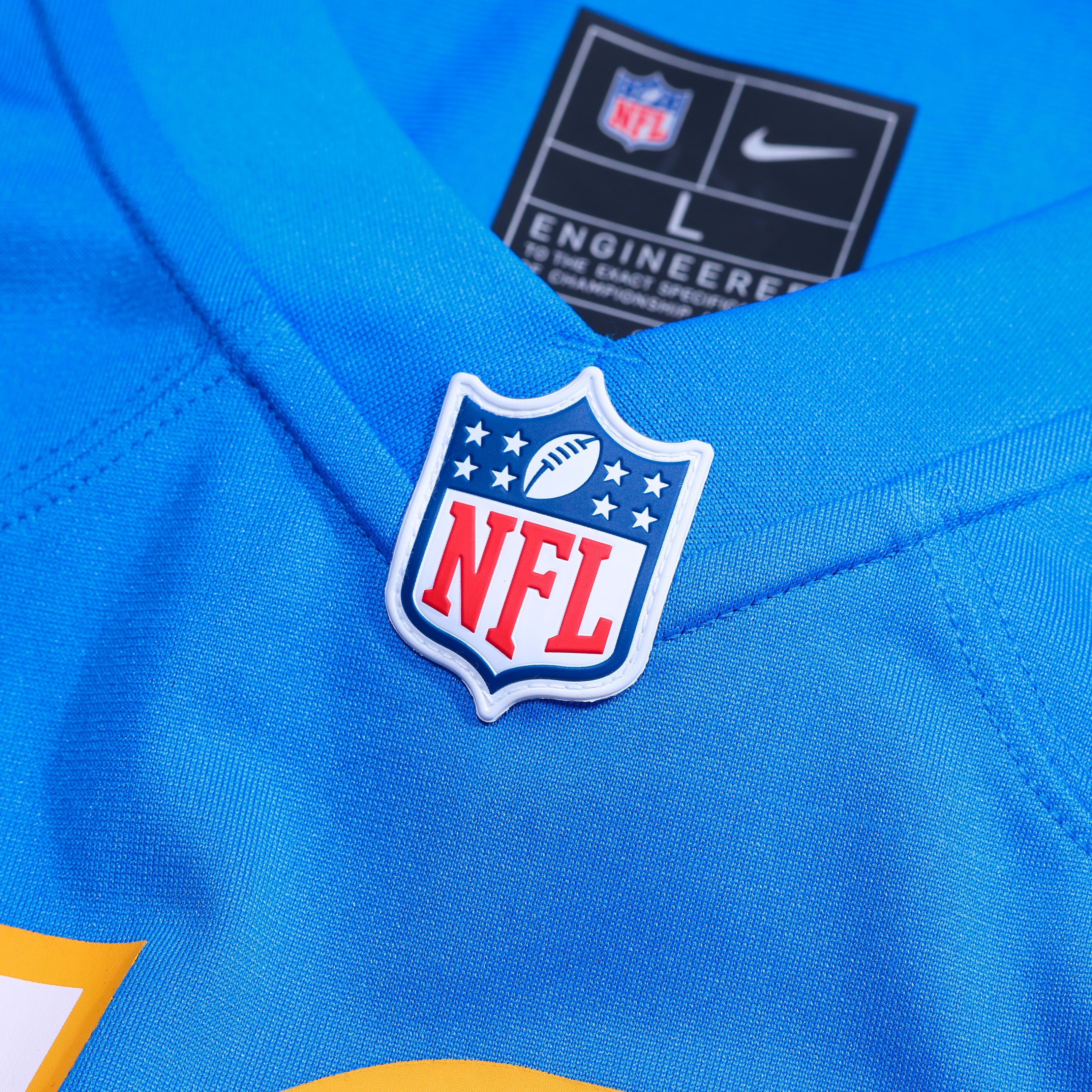 Men's Los Angeles Chargers Nick Barrett Nike Powder Blue Team Game Jersey