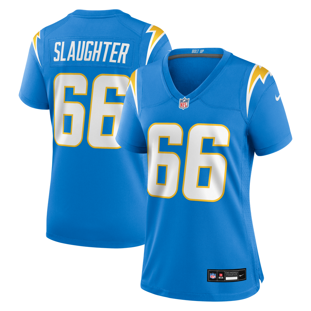 Women's Los Angeles Chargers Jake Slaughter Nike Powder Blue Team Game Jersey