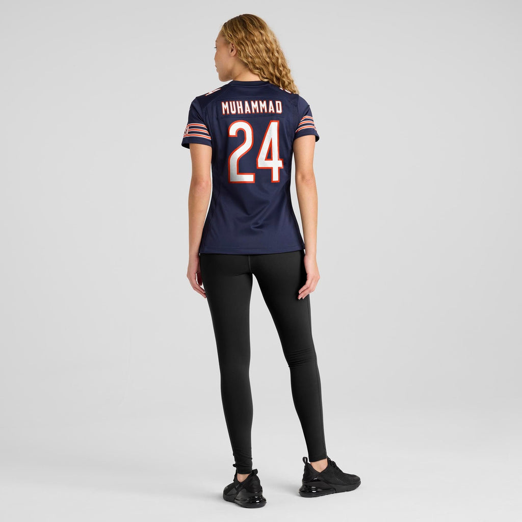 Women's Chicago Bears Malik Muhammad Nike Navy Team Game Jersey