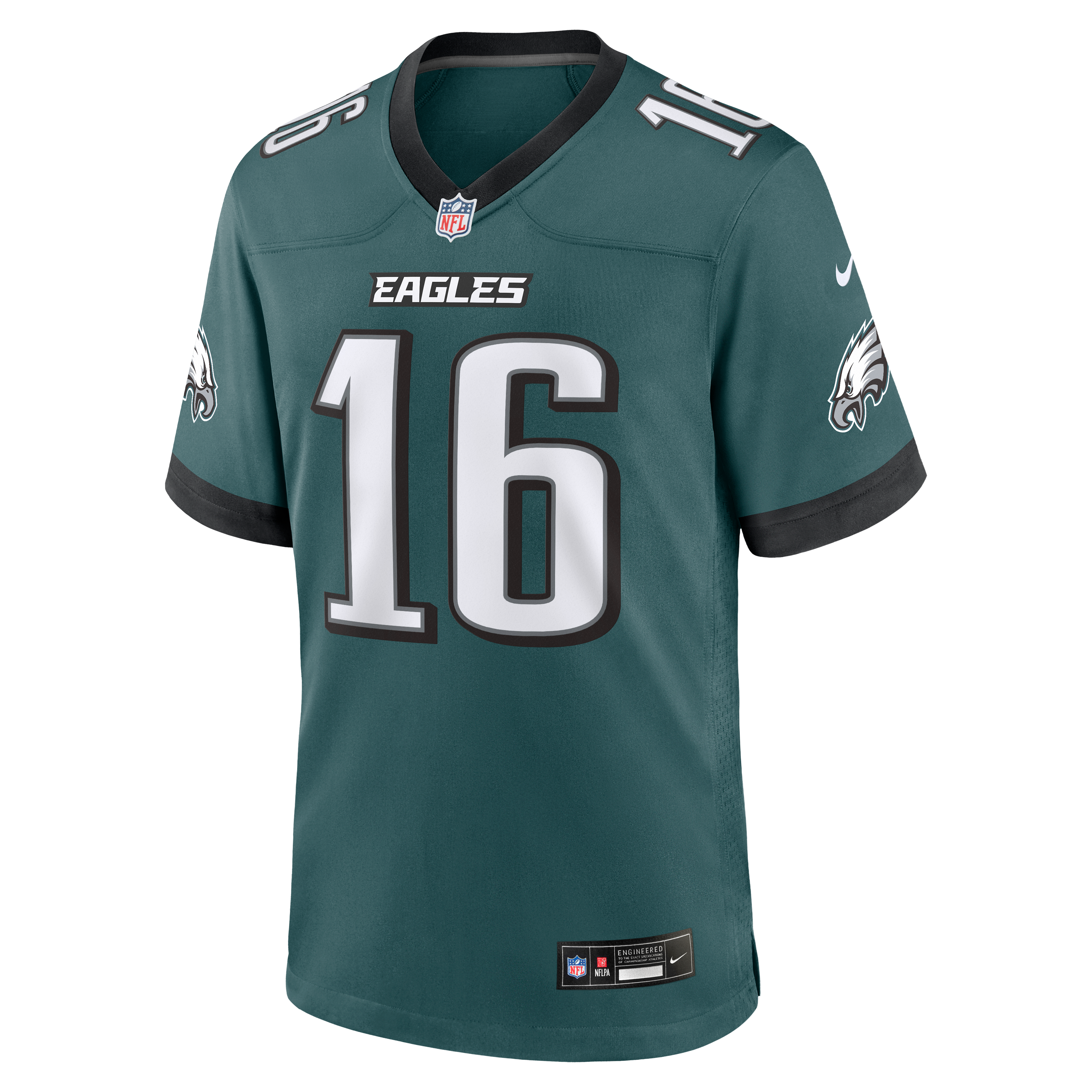 Men's Philadelphia Eagles Tanner Mckee Nike Midnight Green Team Game Jersey
