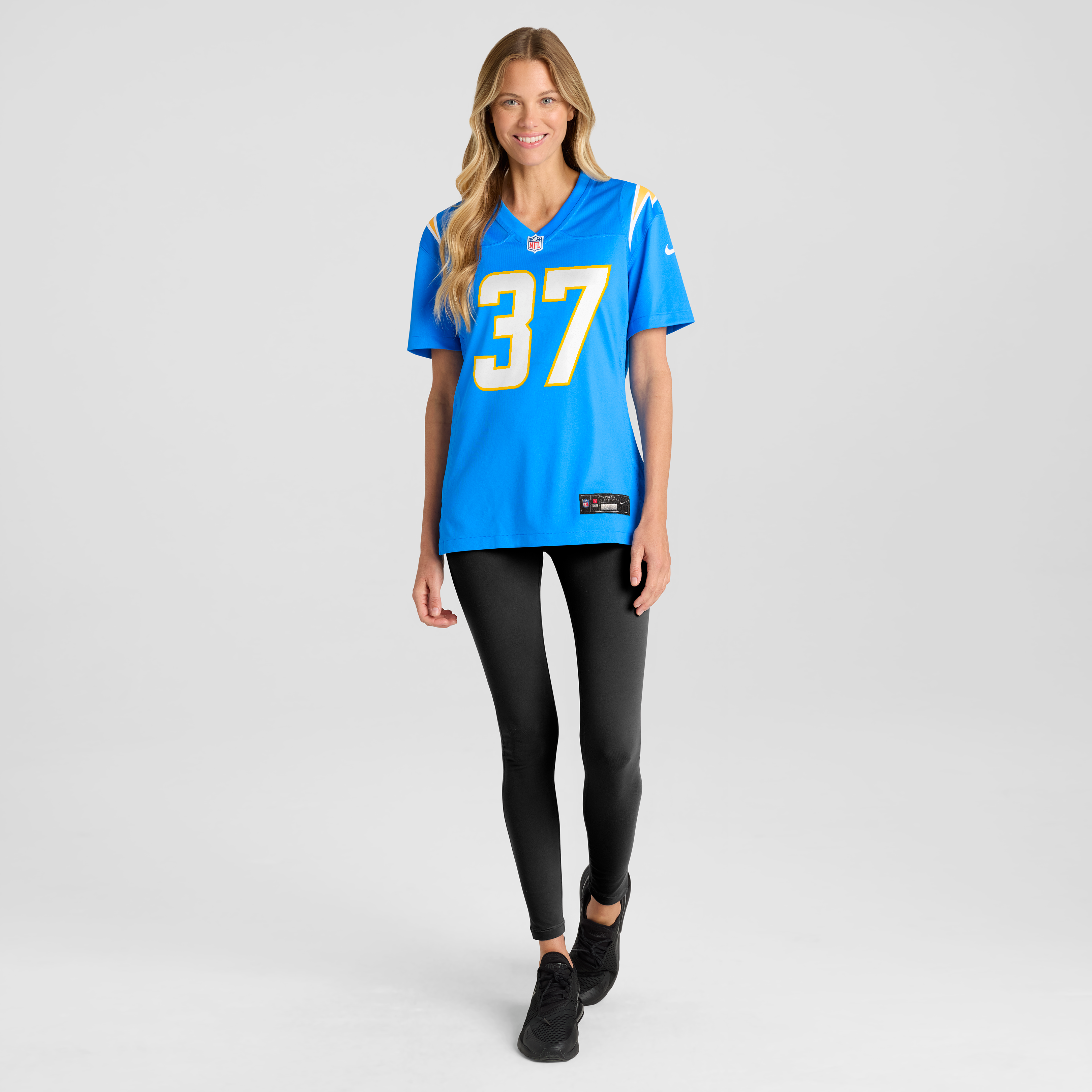 Women's Los Angeles Chargers Isas Waxter Nike Powder Blue Team Game Jersey
