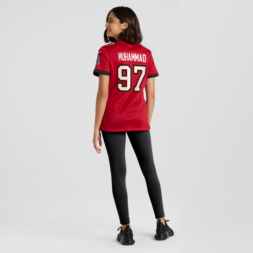 Women's Tampa Bay Buccaneers Al Quadin Muhammad Nike Red Team Game Jersey