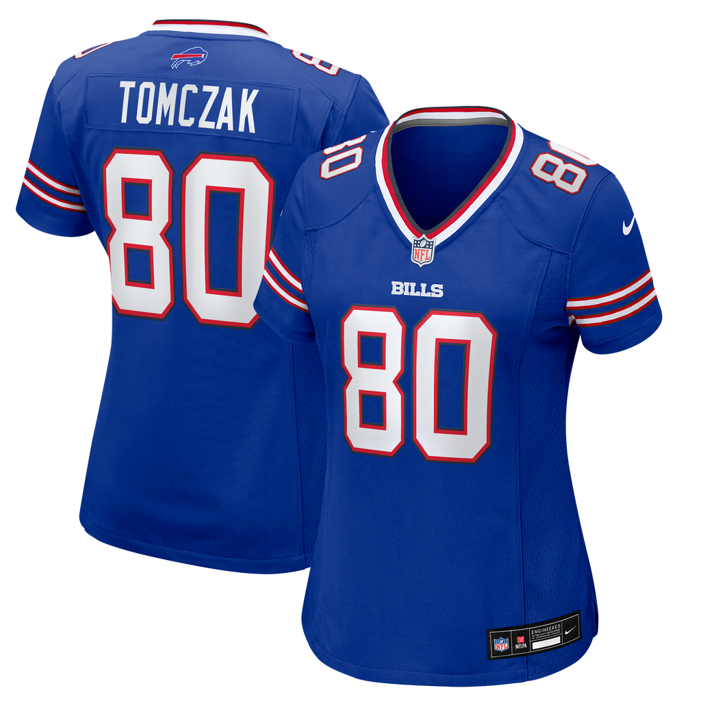 Women's Buffalo Bills Max Tomczak Nike Royal Team Game Jersey