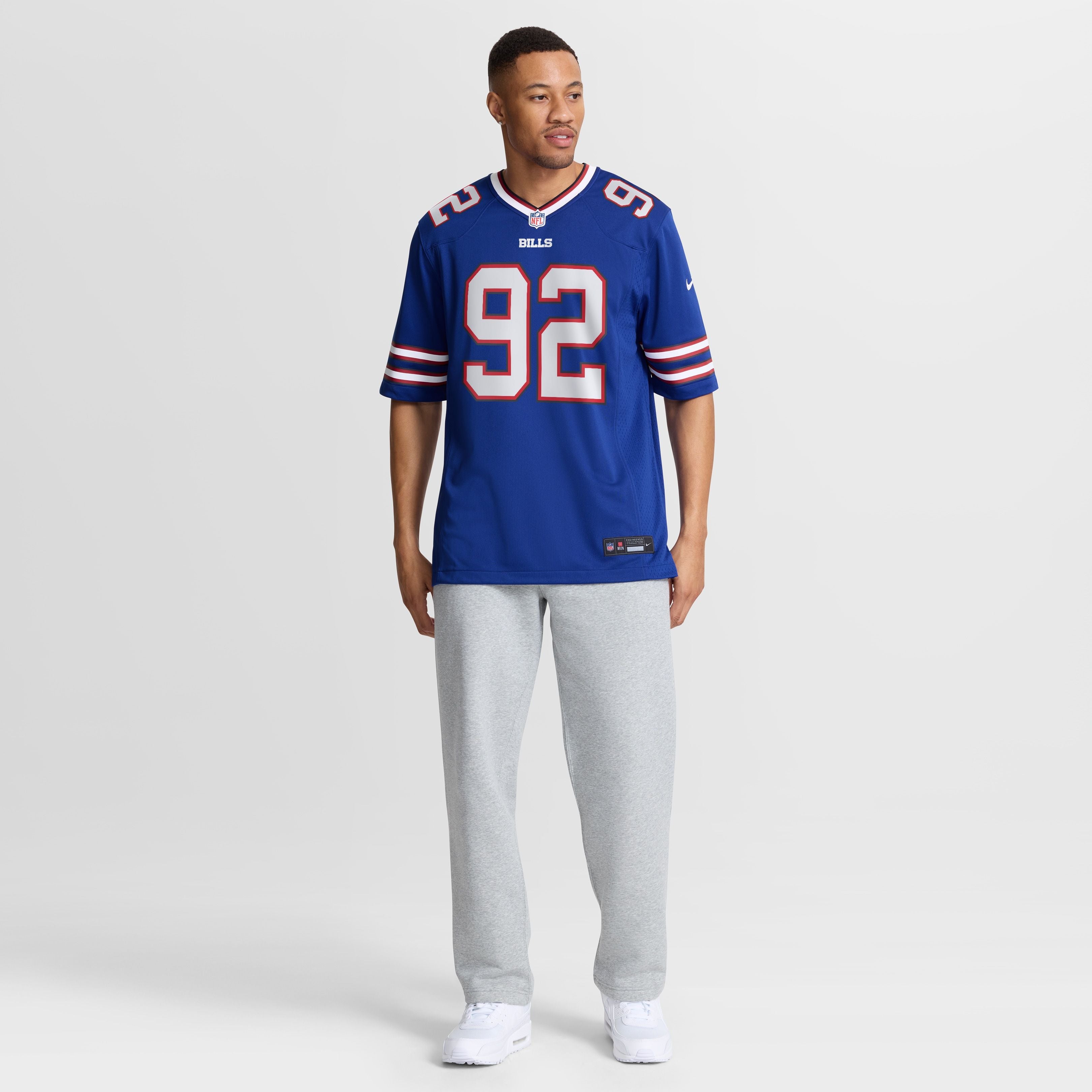 Men's Buffalo Bills Zane Durant Nike Royal Team Game Jersey