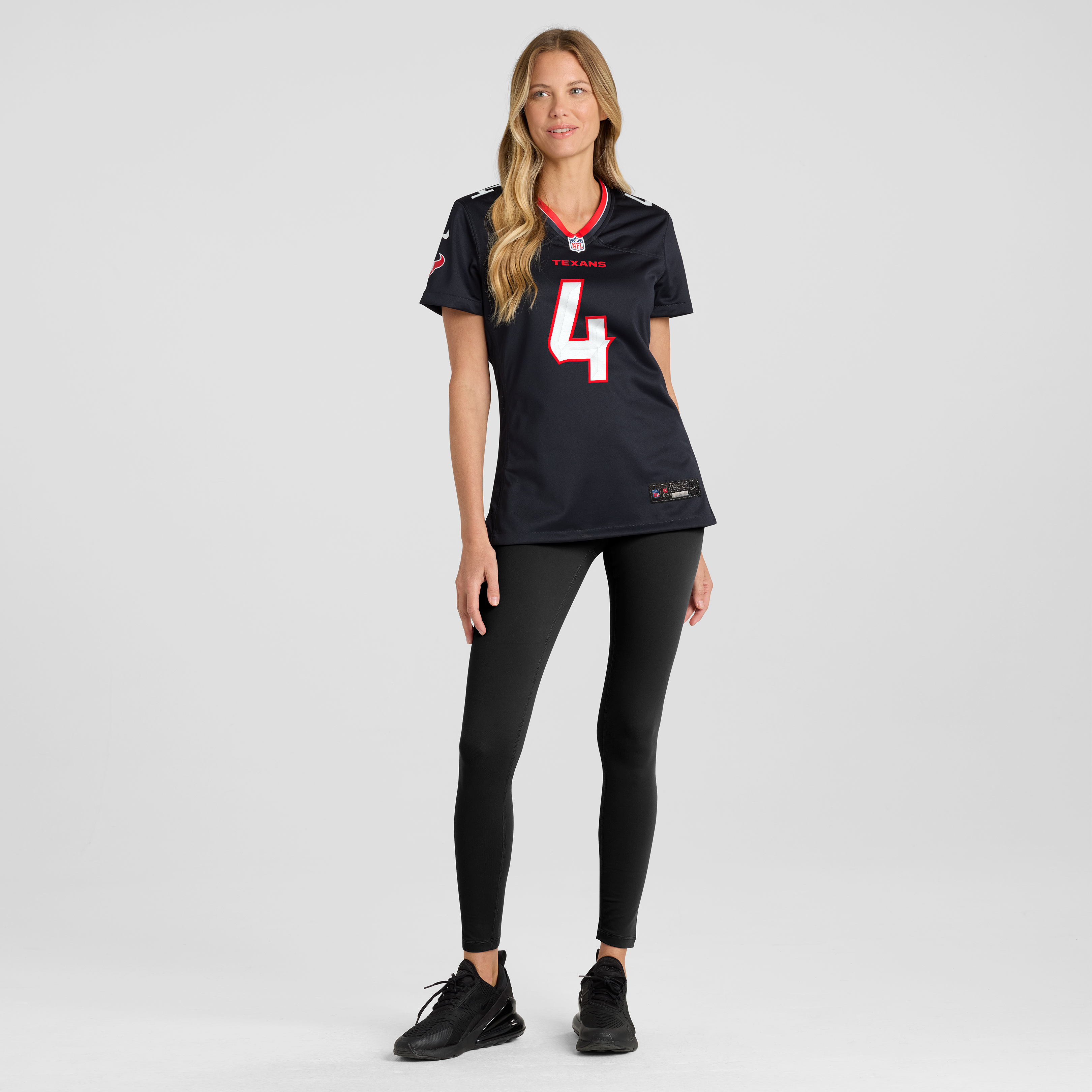 Women's Houston Texans Woody Marks Nike Navy Team Game Jersey