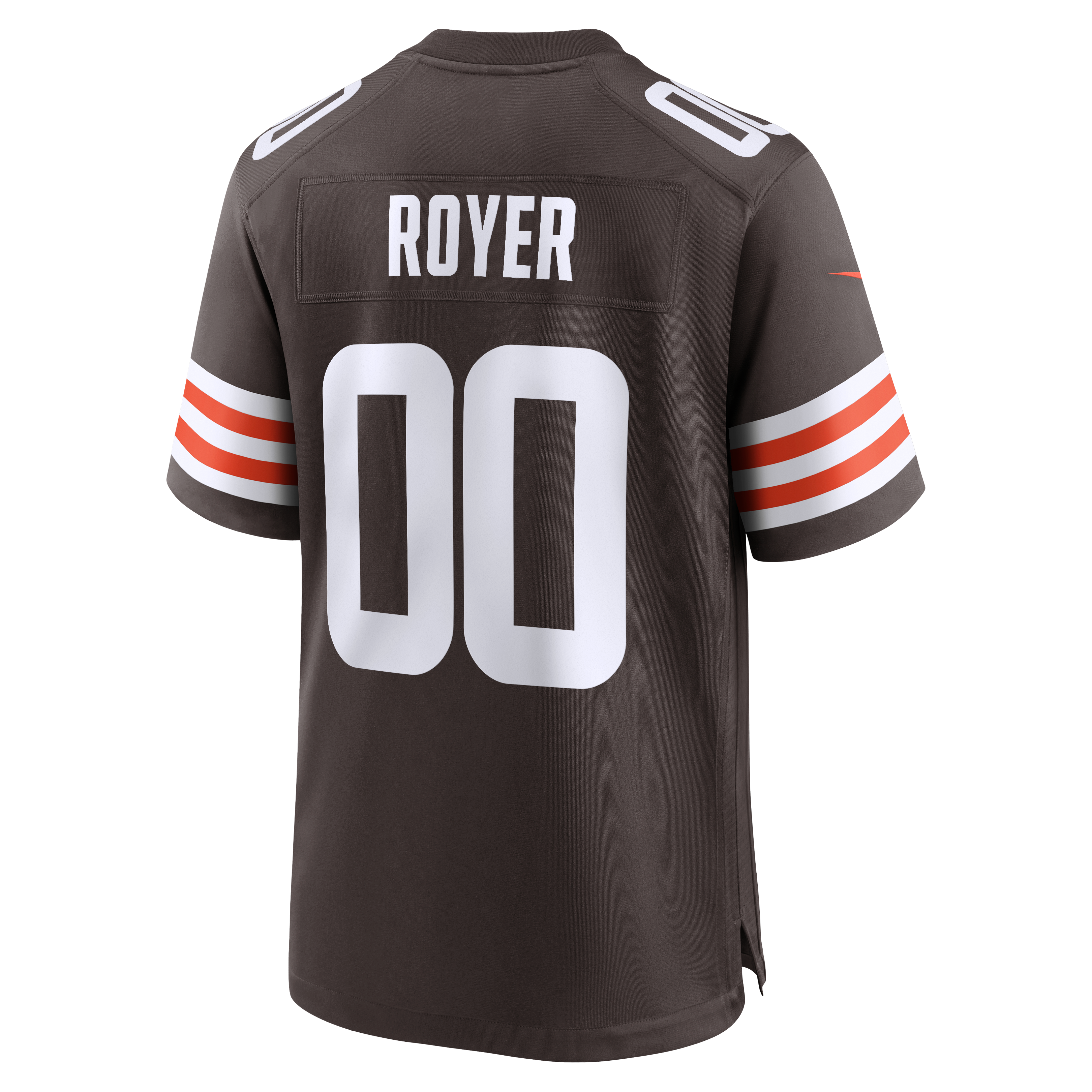 Men's Cleveland Browns Joe Royer Nike Brown Game Jersey