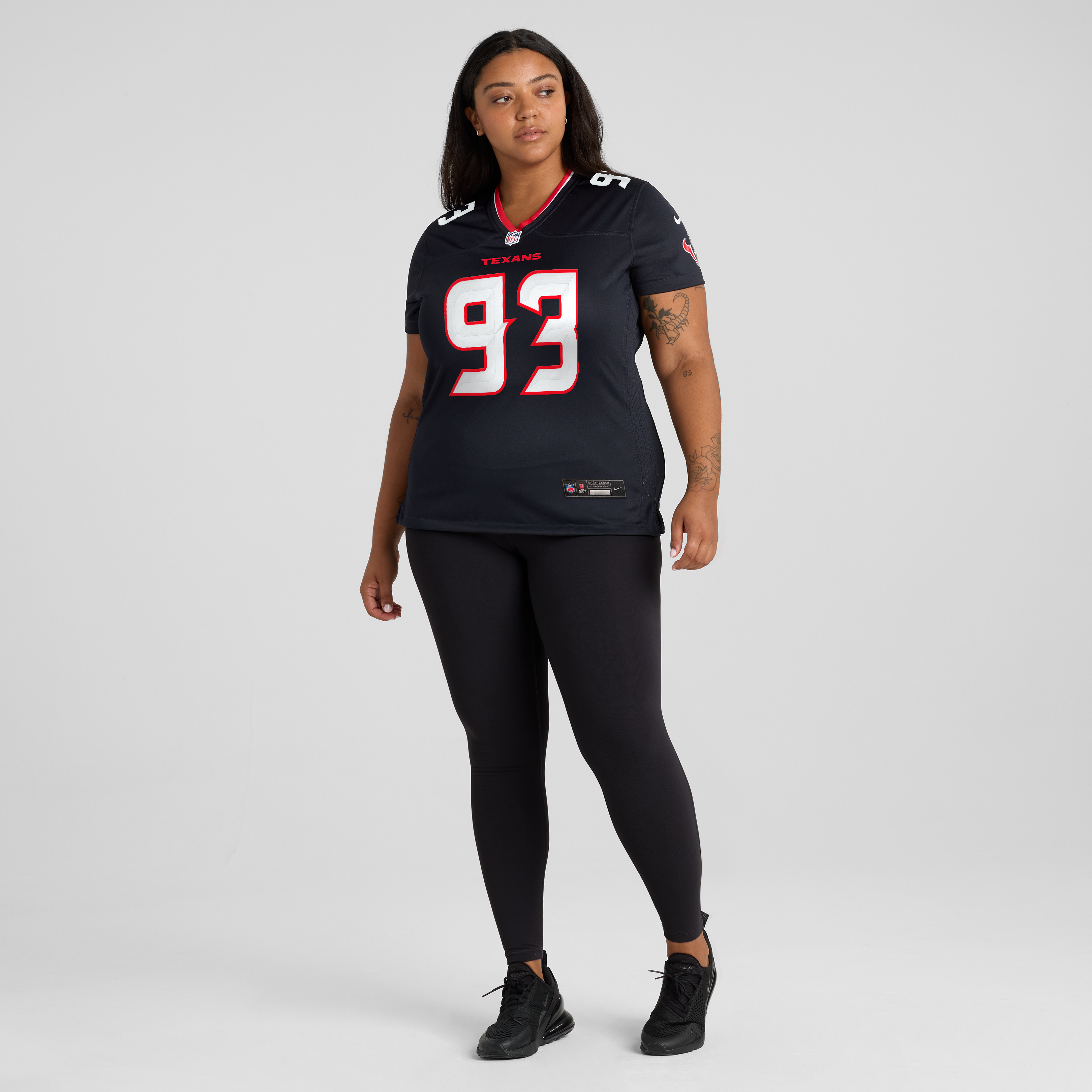 Women's Houston Texans Kayden Mcdonald Nike Navy Team Game Jersey