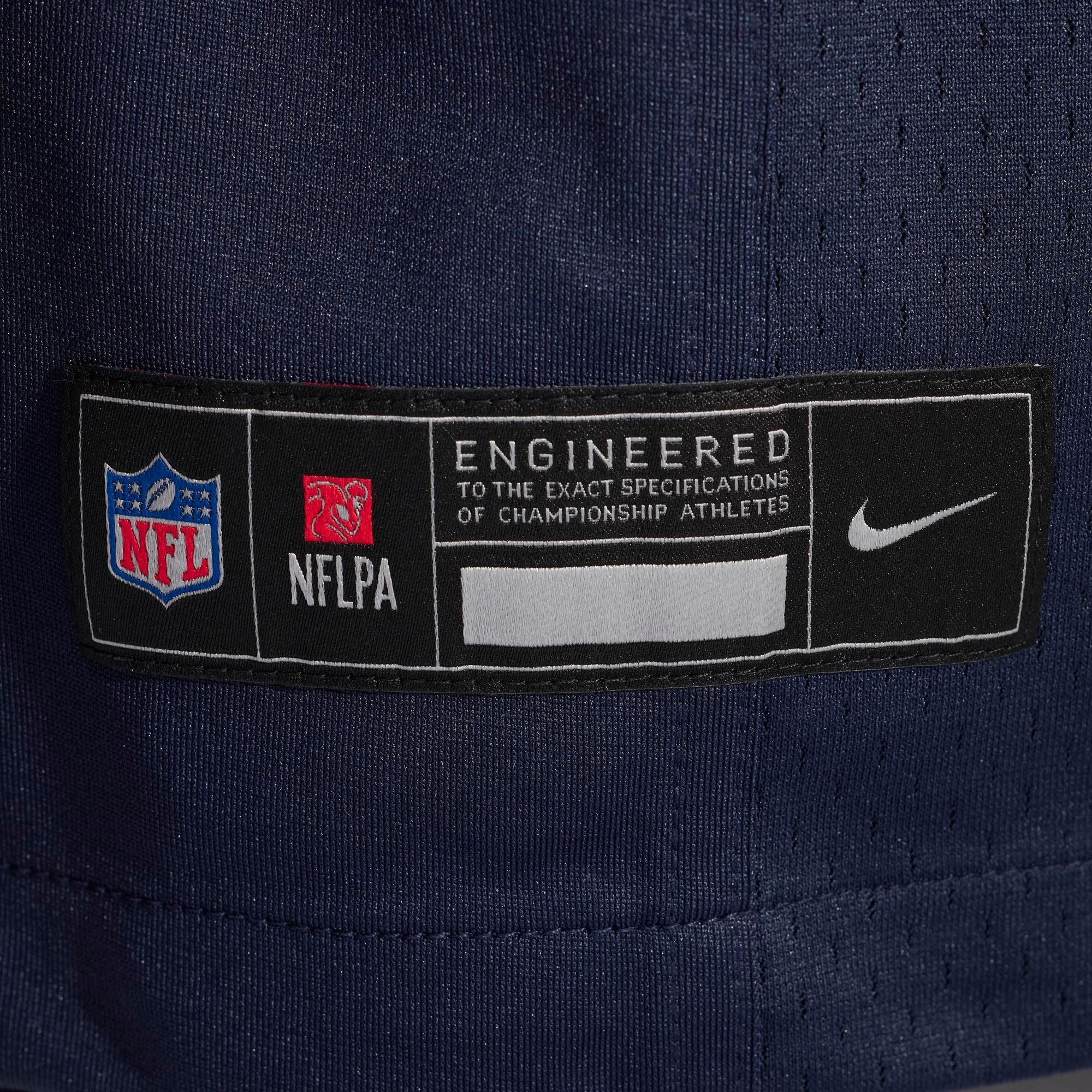 Men's Chicago Bears Logan Jones Nike Navy Team Game Jersey