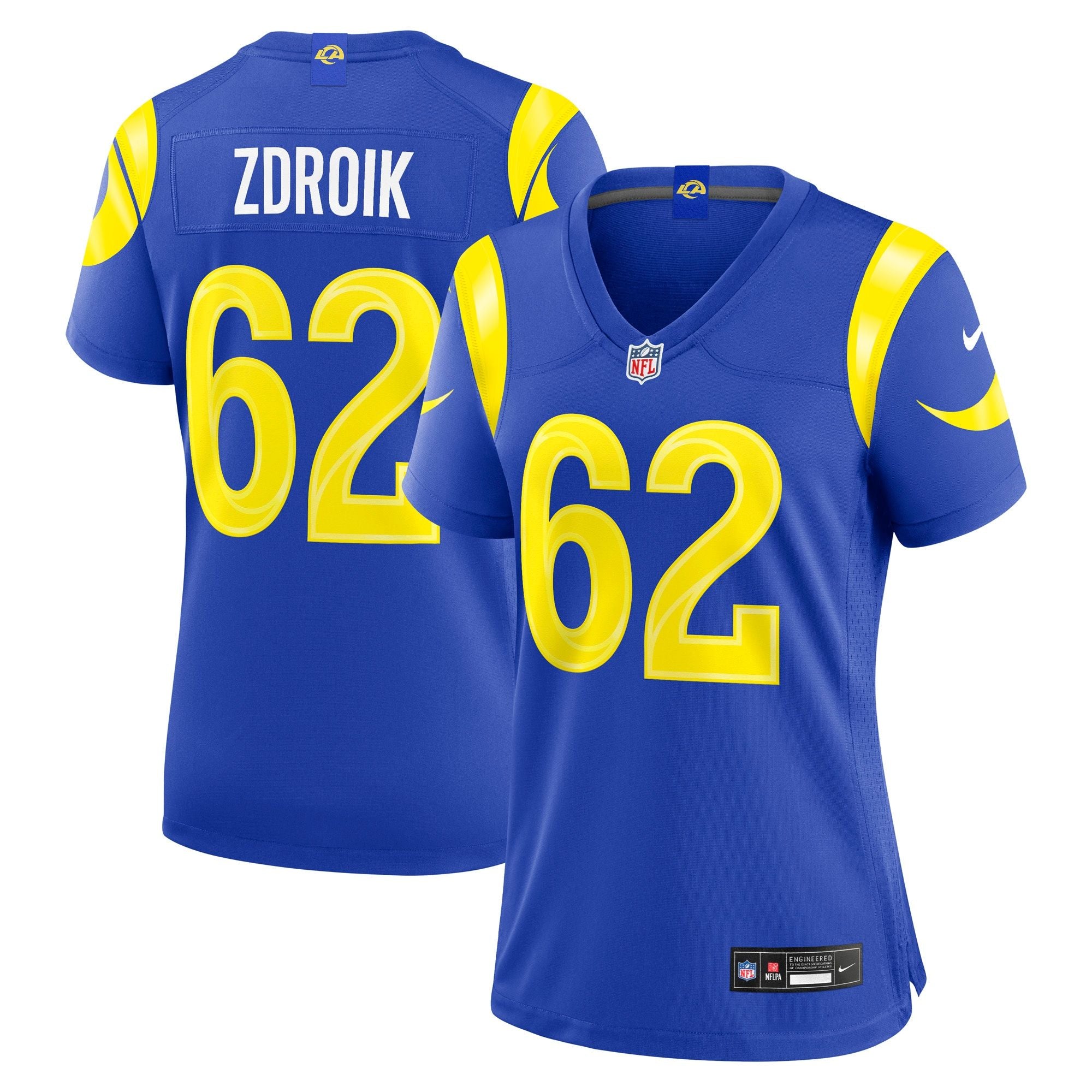Women's Los Angeles Rams Payton Zdroik Nike Royal Team Game Jersey